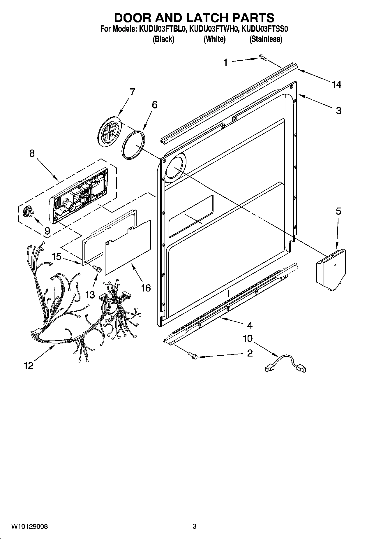 03 - DOOR AND LATCH PARTS