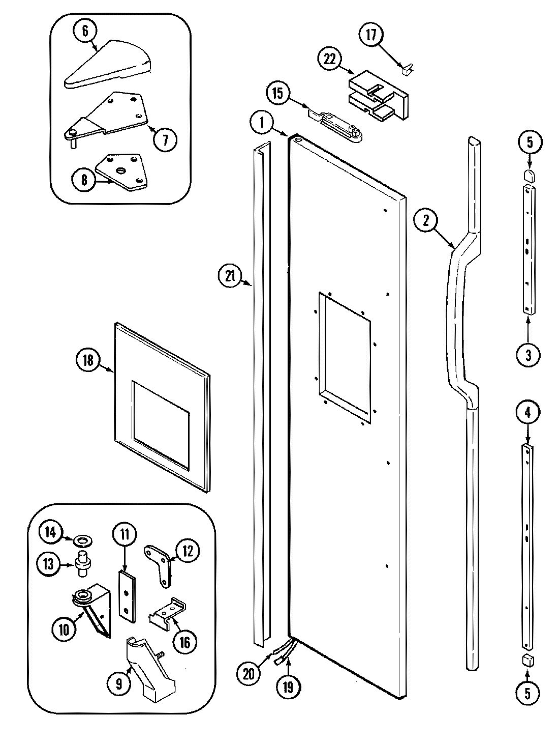 05 - FREEZER OUTER DOOR (REV.11)