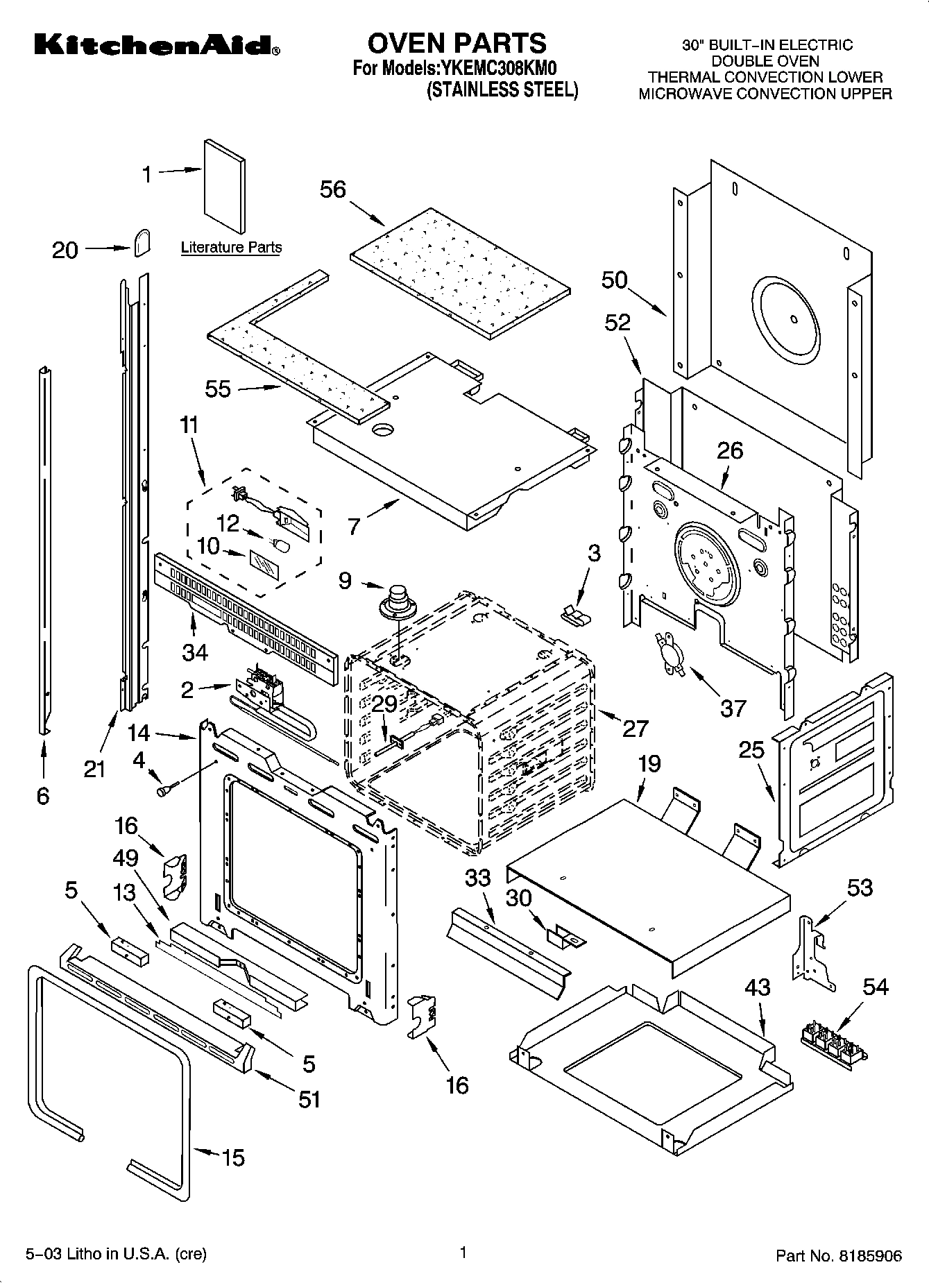 01 - OVEN PARTS