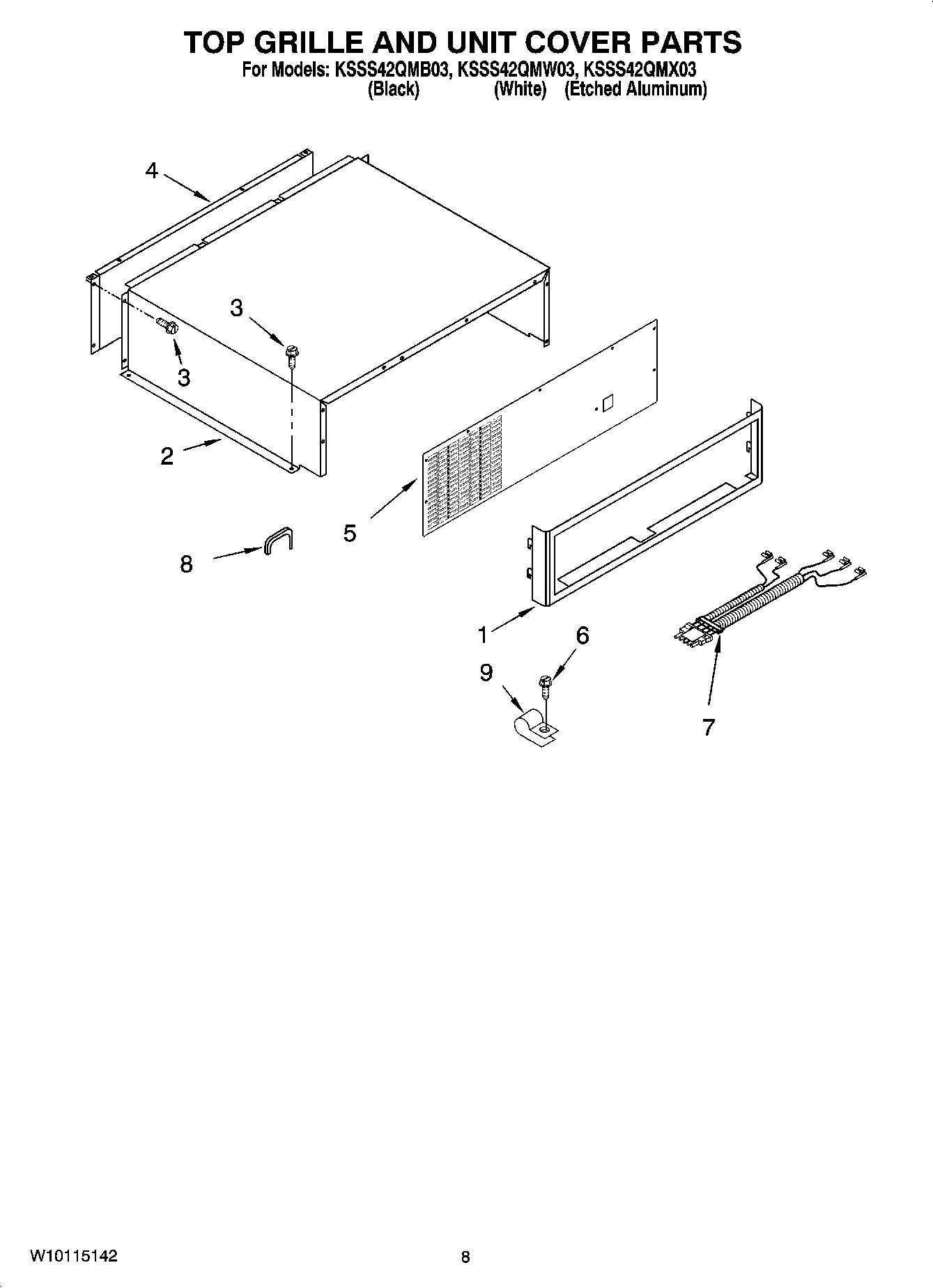 06 - TOP GRILLE AND UNIT COVER PARTS