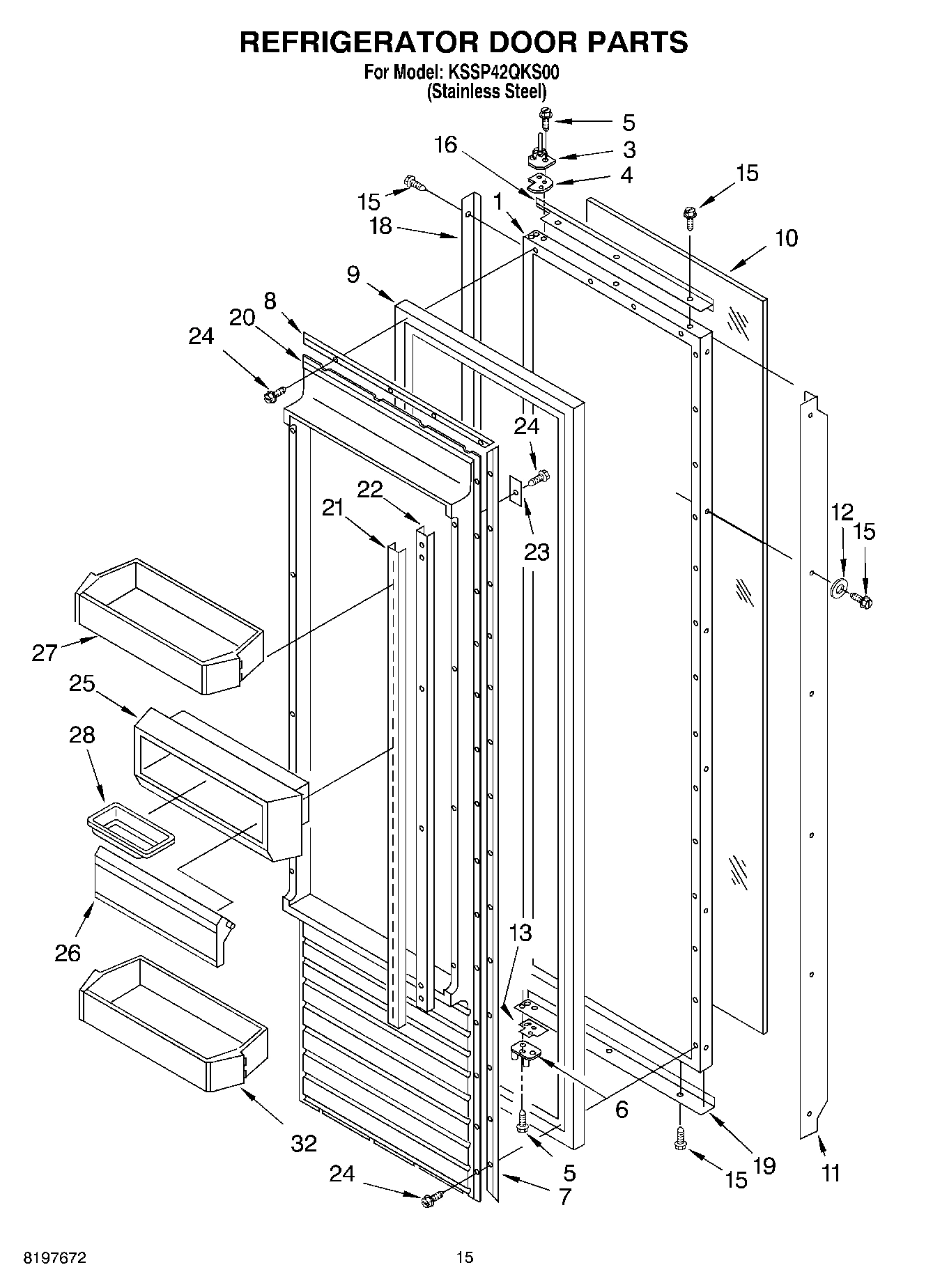 10 - REFRIGERATOR DOOR
