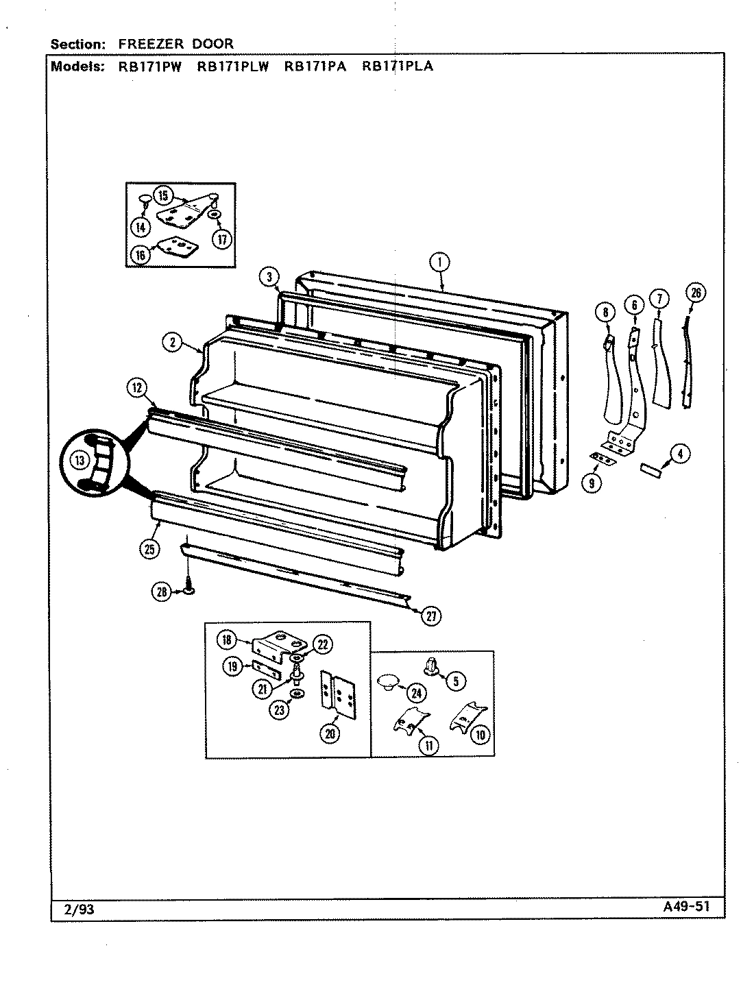 02 - FREEZER DOOR