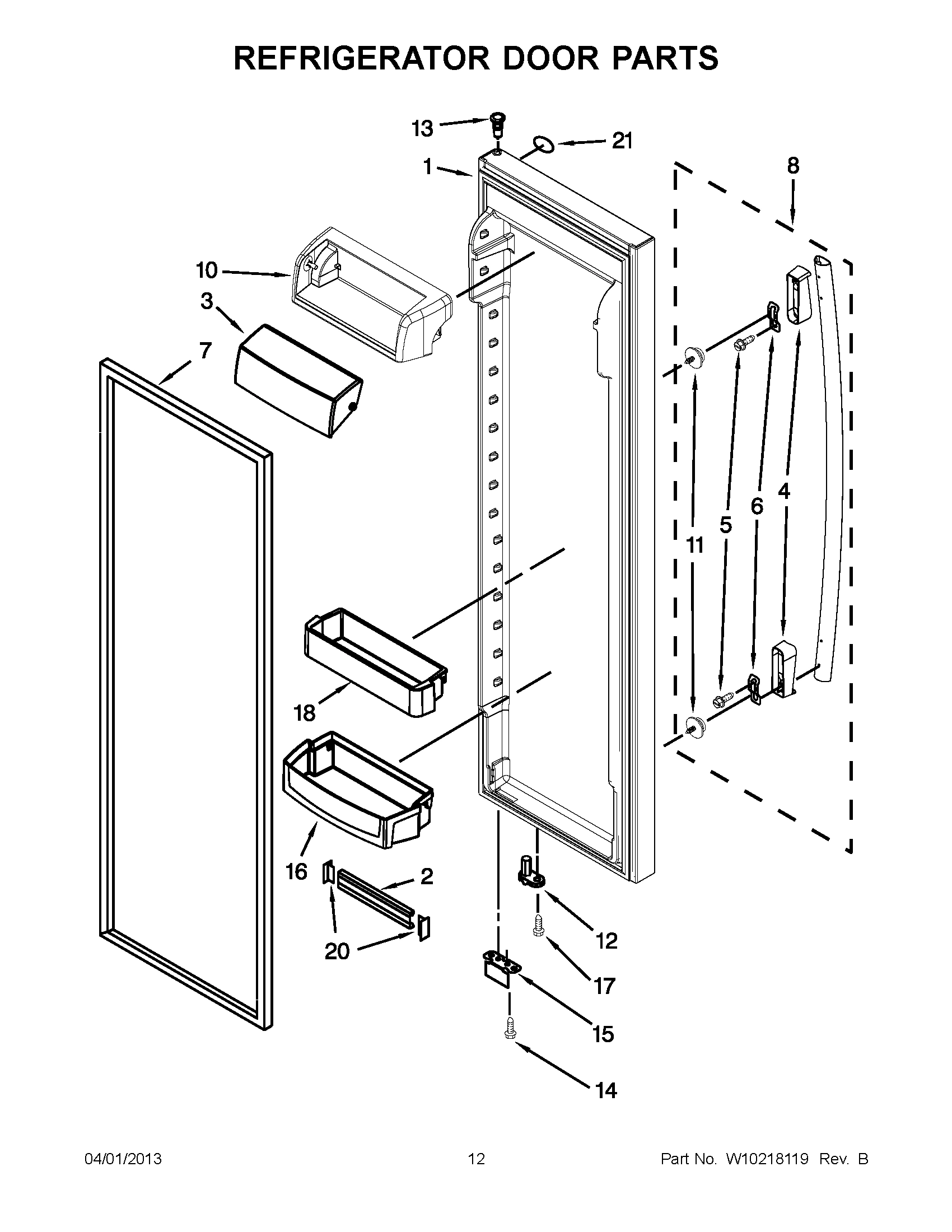 06 - REFRIGERATOR DOOR PARTS