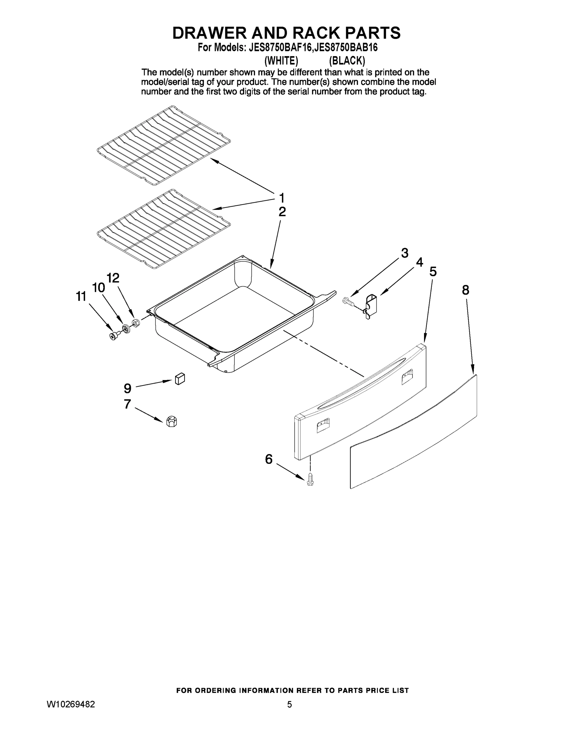 04 - DRAWER AND RACK PARTS
