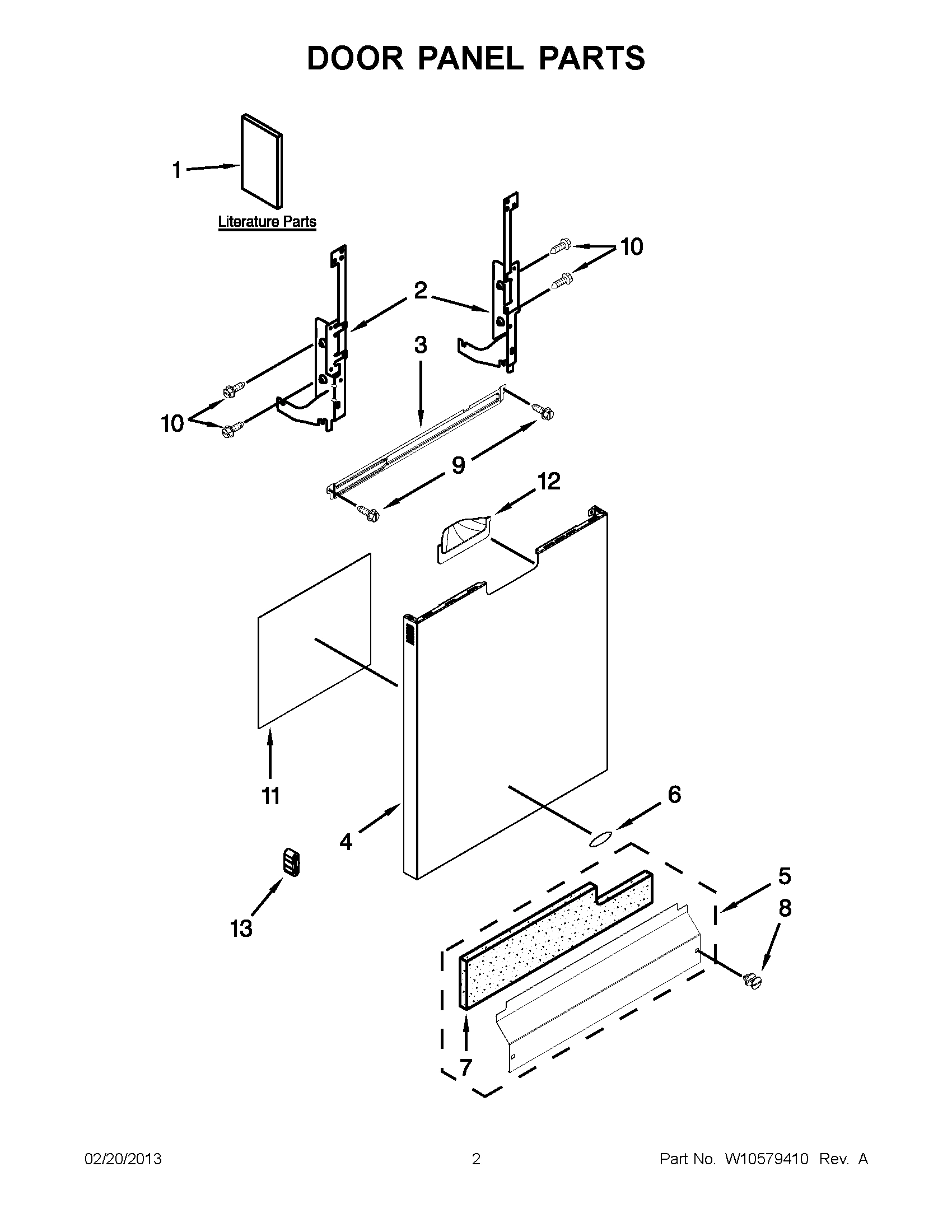 01 - DOOR PANEL PARTS