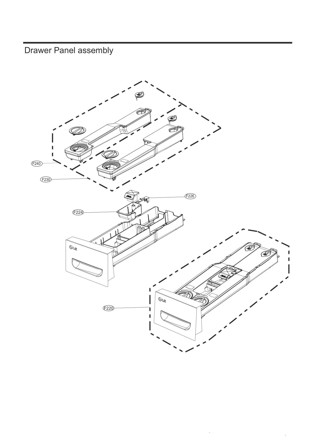 DRAWER PANEL ASSEMBLY