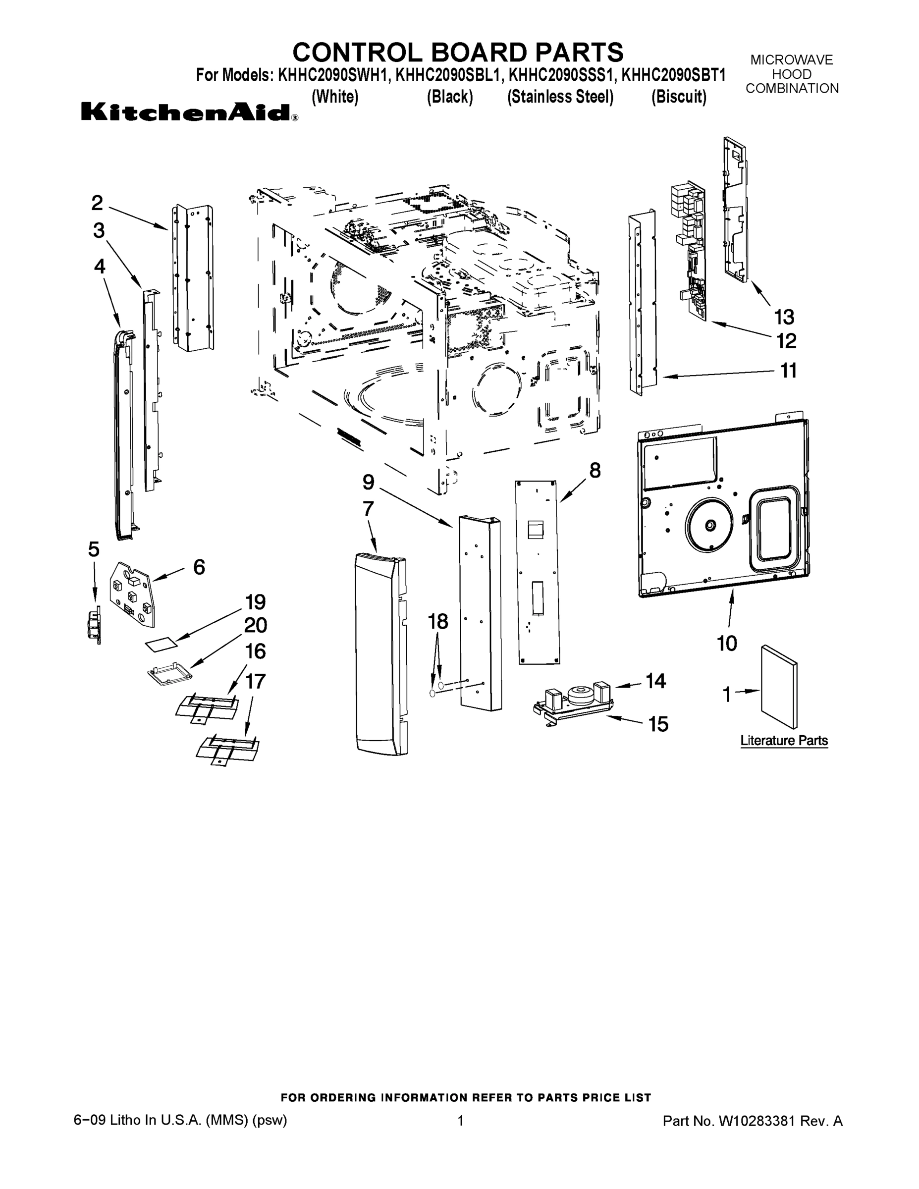 01 - CONTROL BOARD PARTS