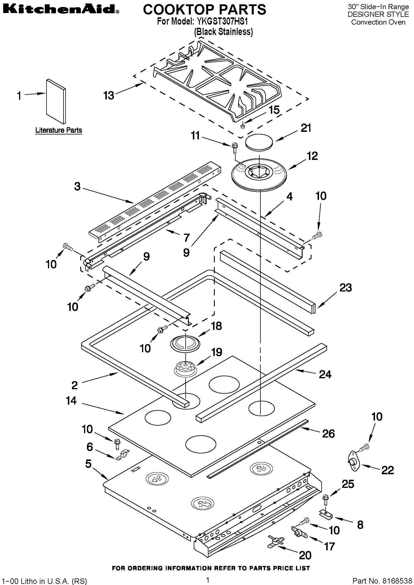 01 - COOKTOP PARTS