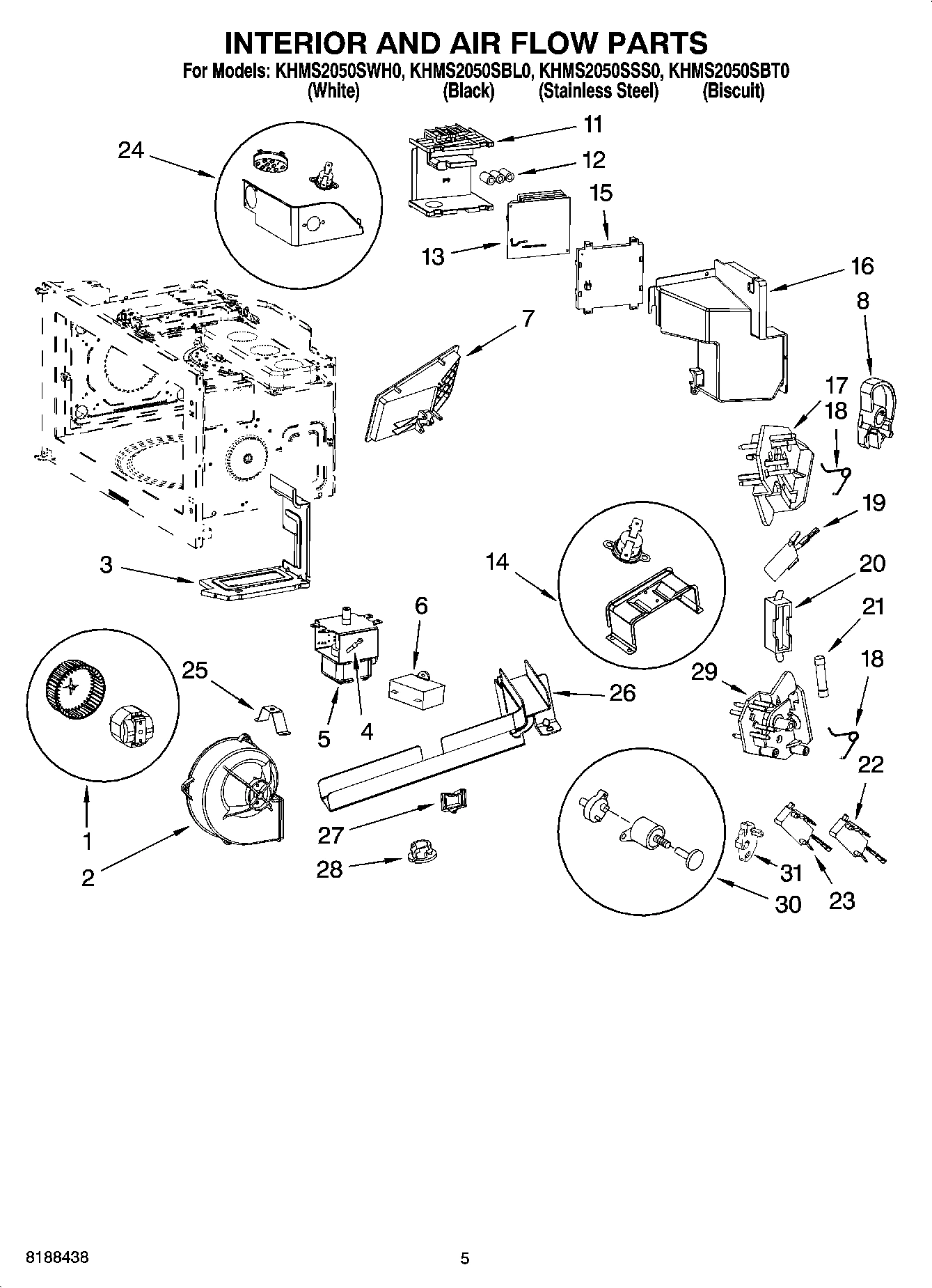 04 - INTERIOR AND AIR FLOW PARTS