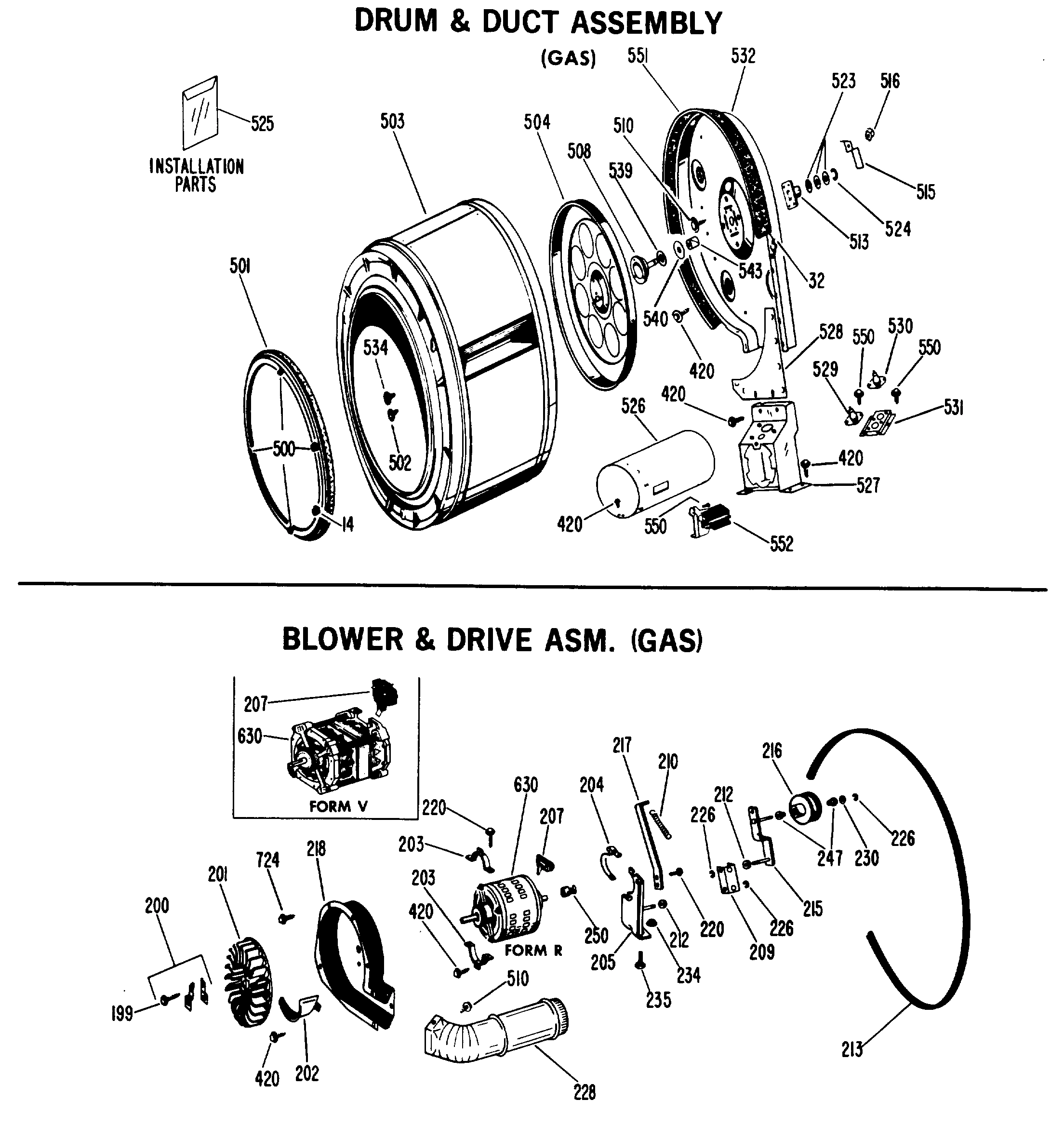 DRUM & DUCT ASSEMBLY