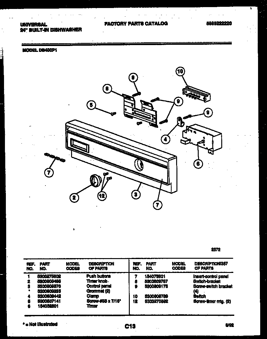 02 - CONSOLE AND CONTROL PARTS
