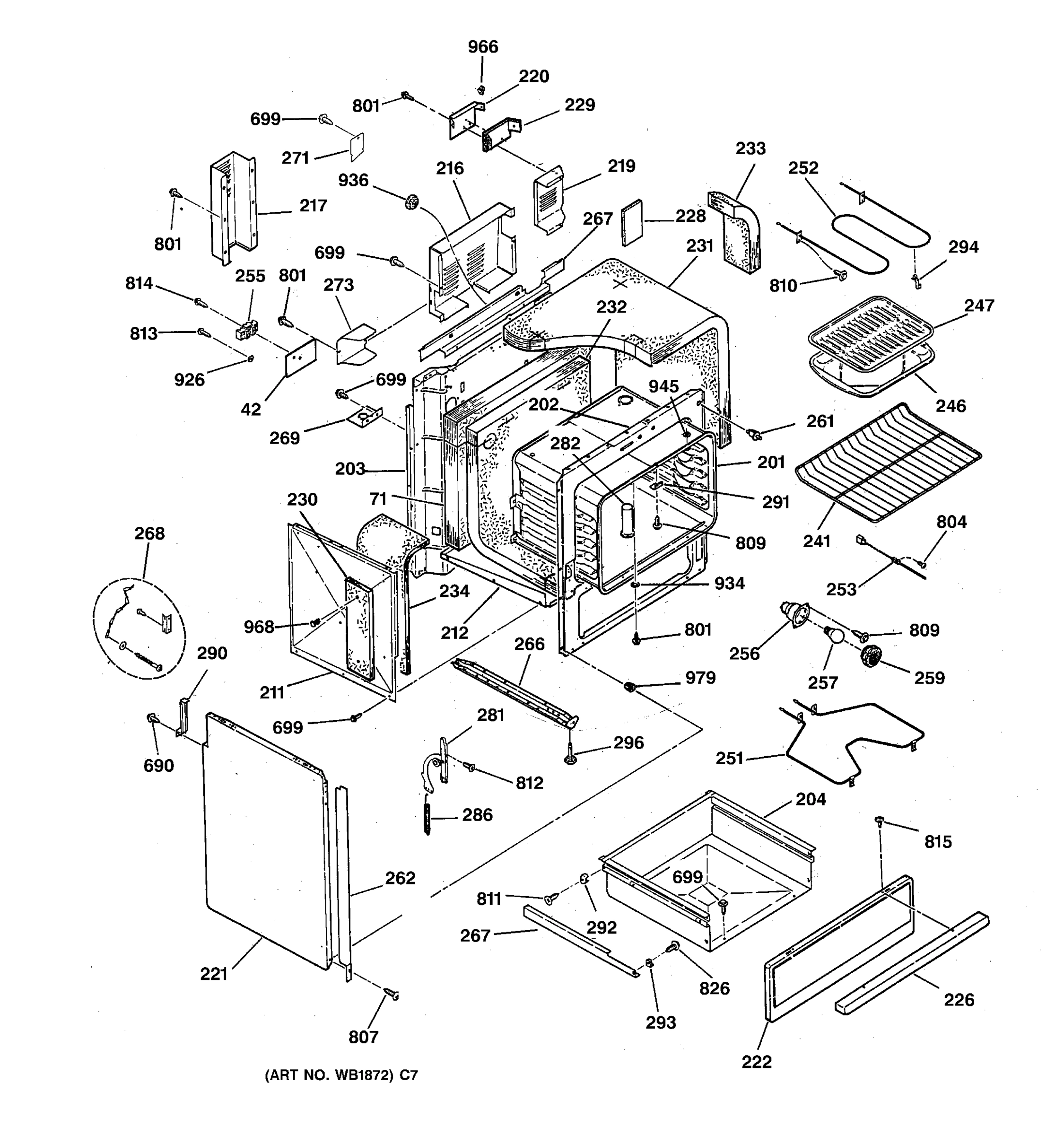 BODY & DRAWER PARTS
