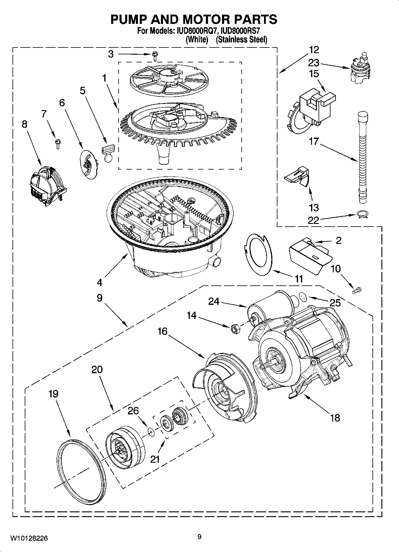 08 - PUMP AND MOTOR PARTS