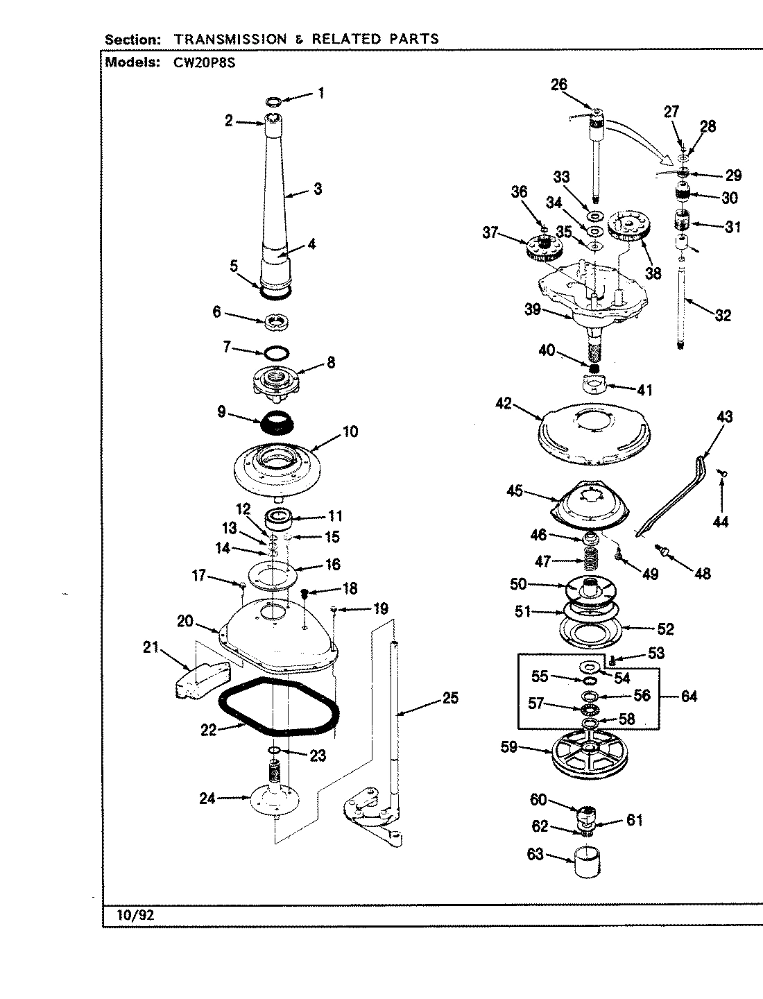 09 - TRANSMISSION (CW20P8xS)(REV. A-E)