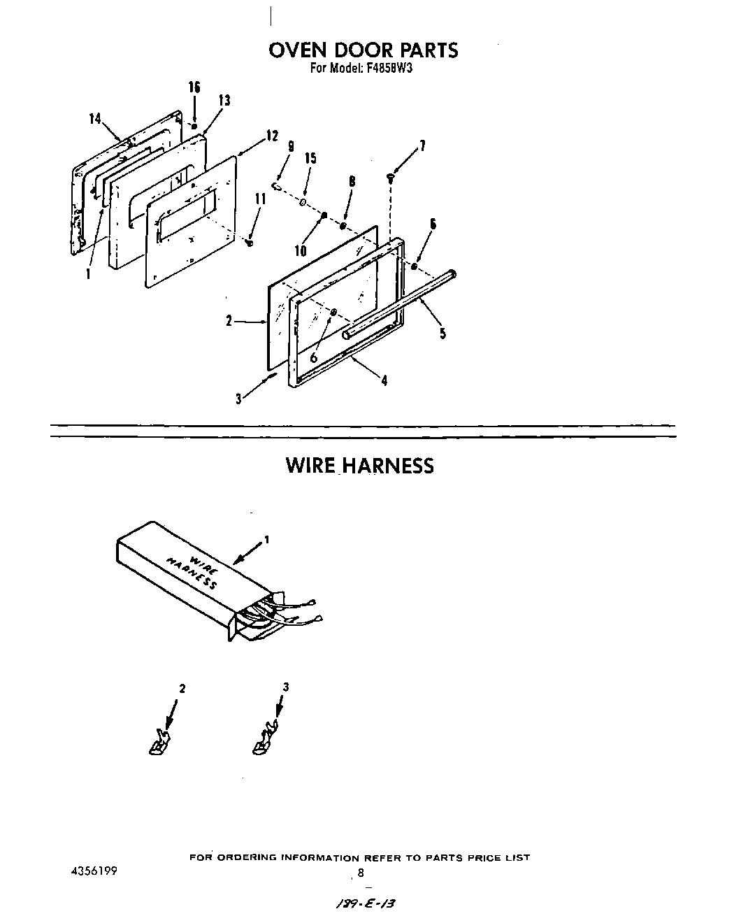 06 - OVEN DOOR , WIRE HARNESS