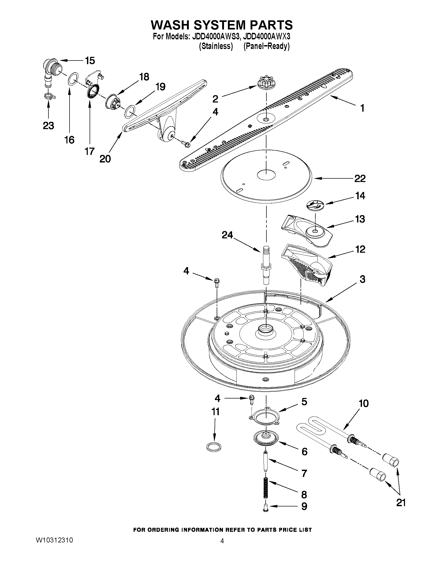 03 - WASH SYSTEM PARTS