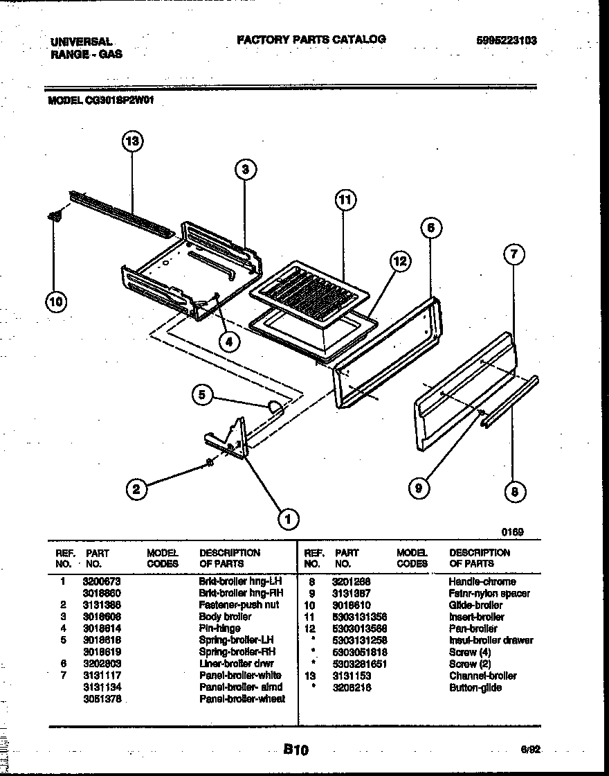 04 - BROILER DRAWER PARTS