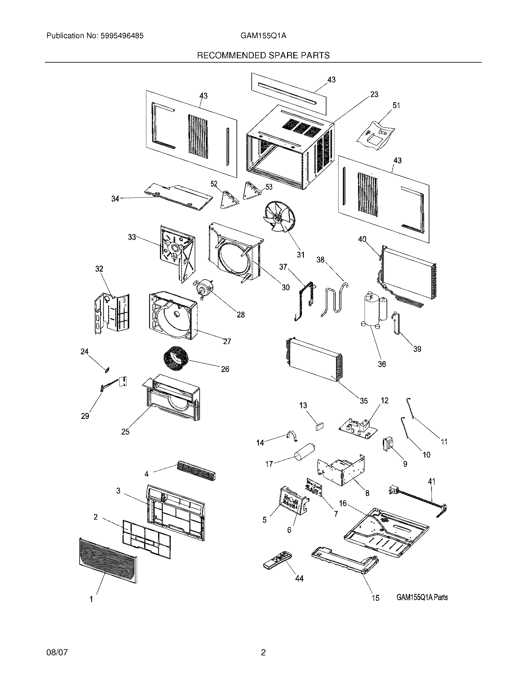 03 - RECOMMENDED SPARE PARTS