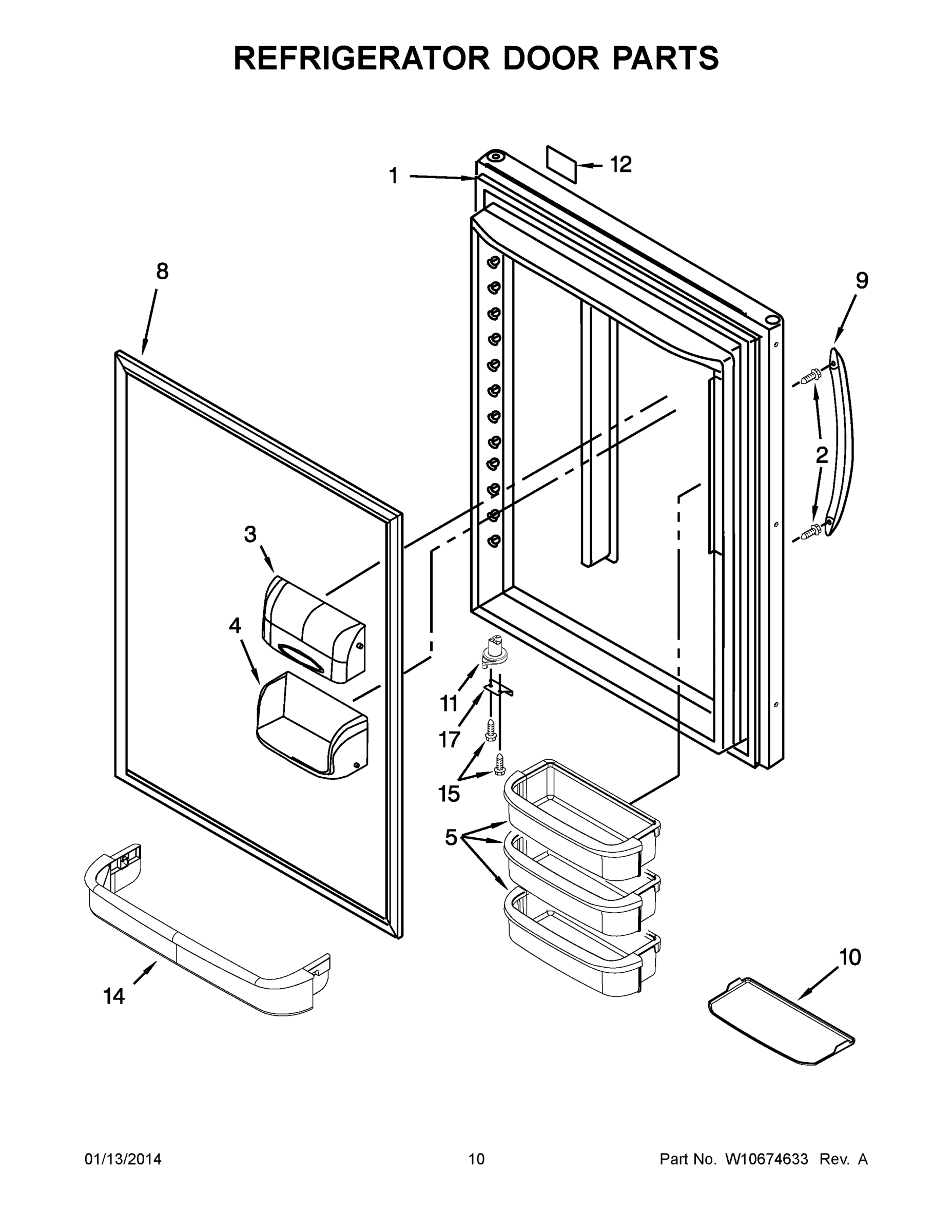 06 - REFRIGERATOR DOOR PARTS