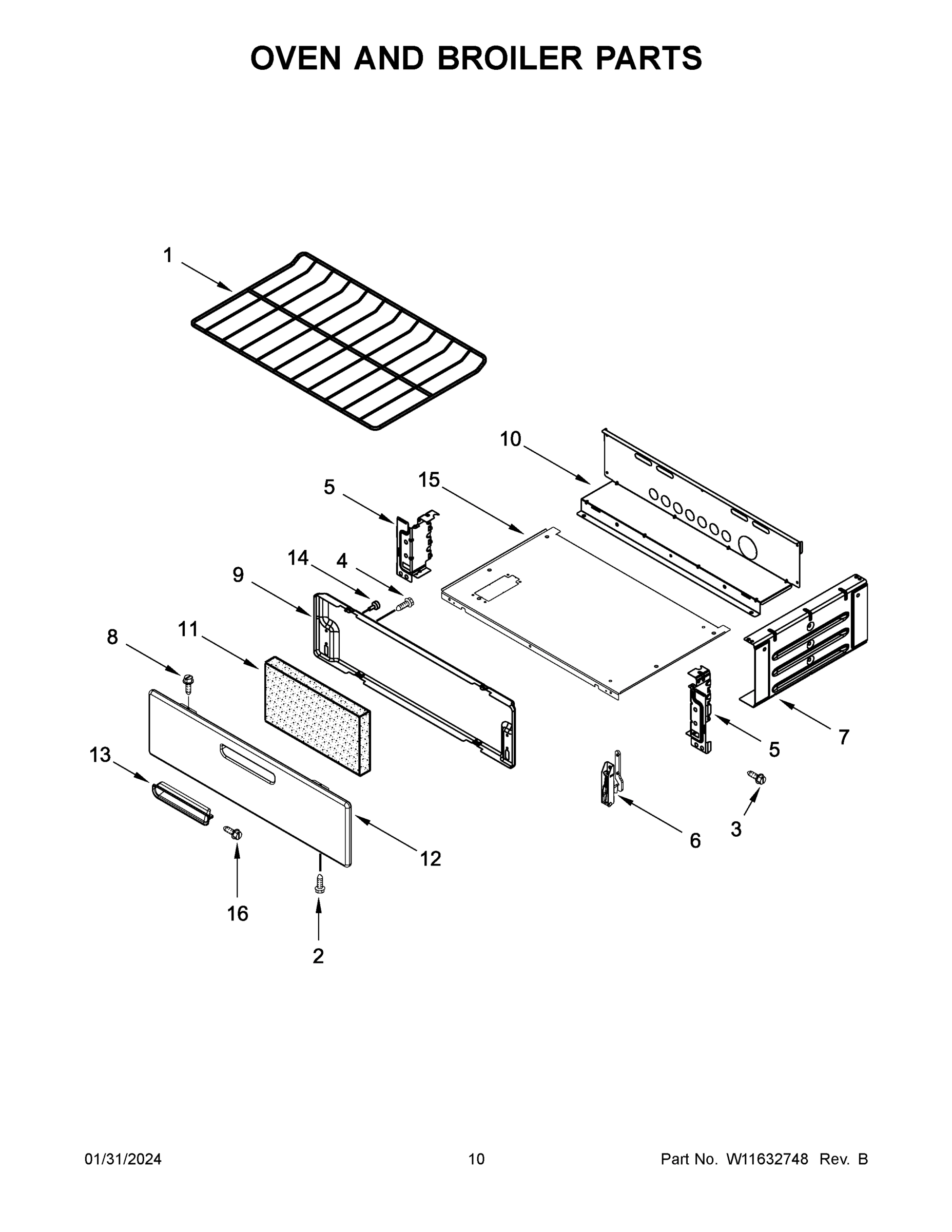 06 - OVEN AND BROILER PARTS