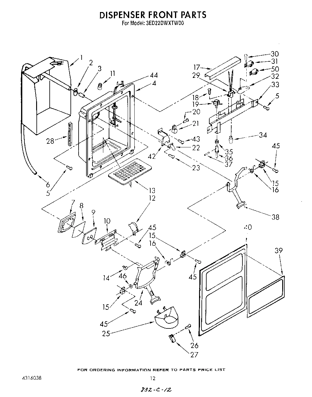 09 - DISPENSER FRONT