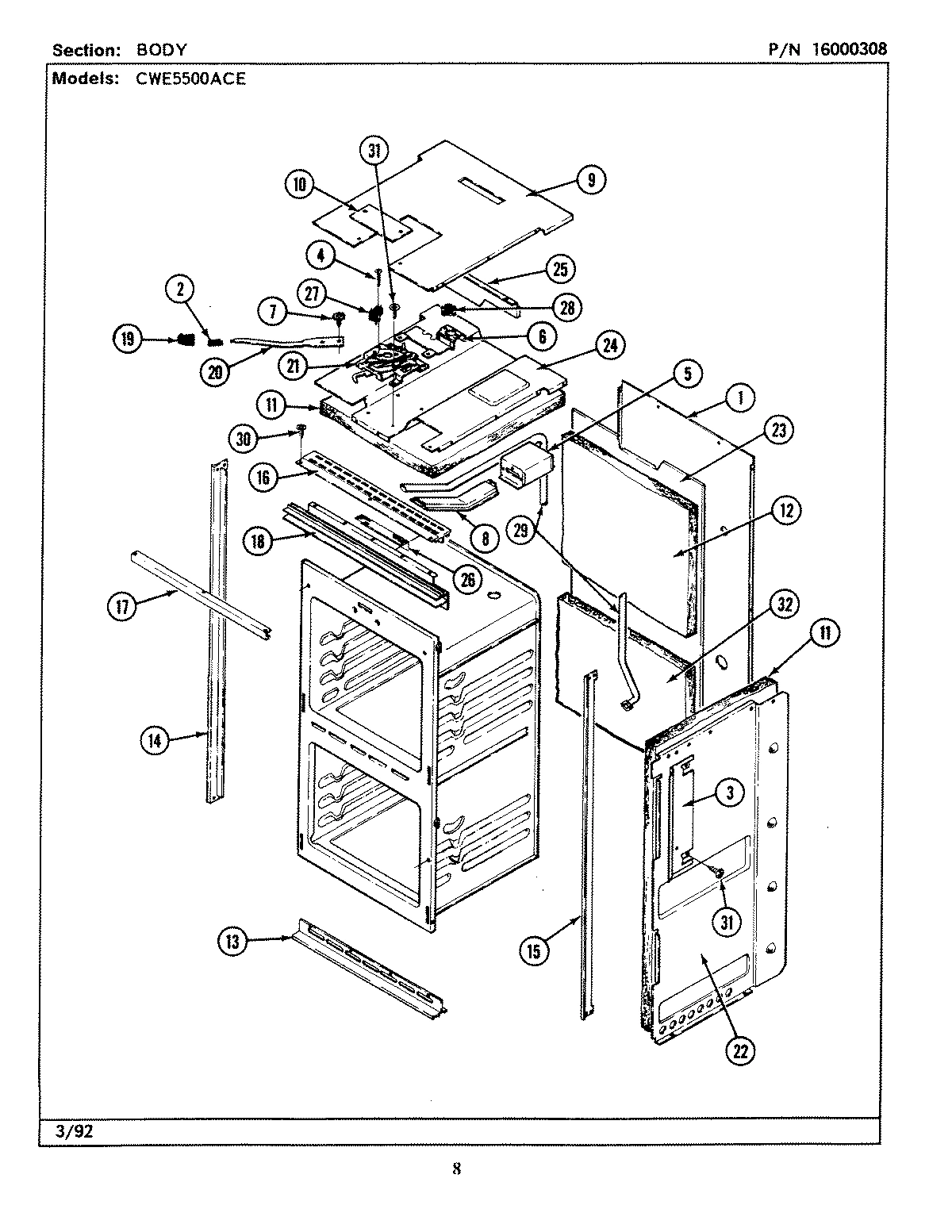 01 - BODY (CWE5500ACE)