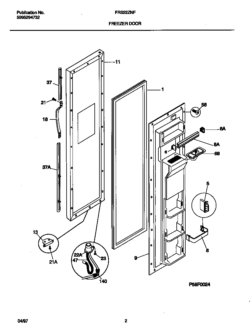02 - FREEZER DOOR