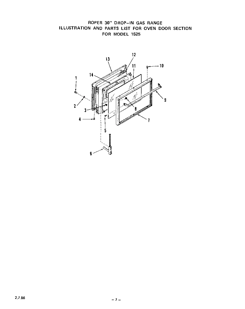 06 - OVEN DOOR, LIT/OPTIONAL