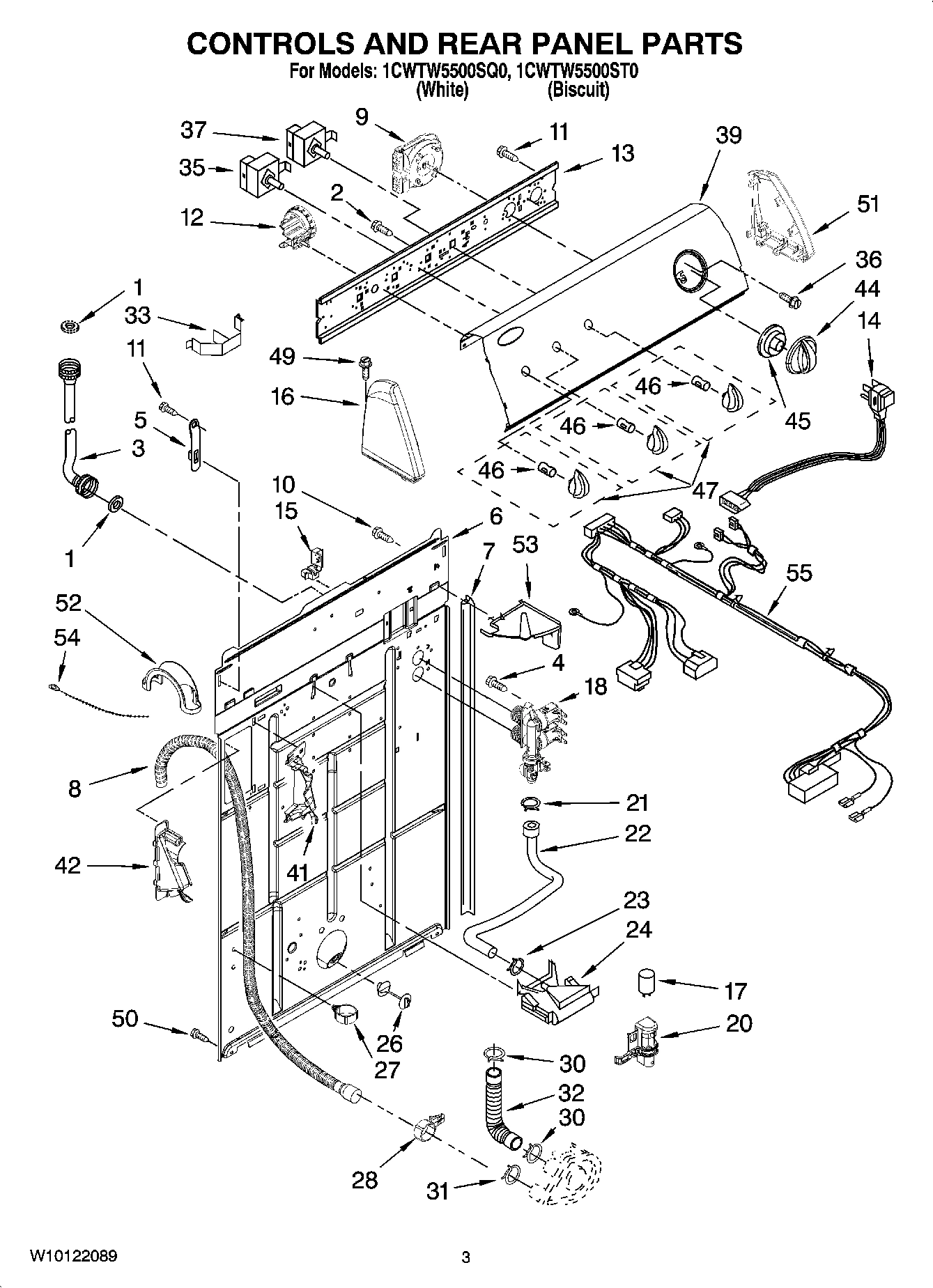 02 - CONTROLS AND REAR PANEL PARTS