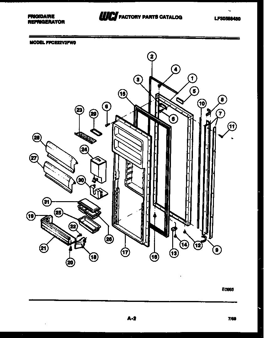 02 - REFRIGERATOR DOOR PARTS