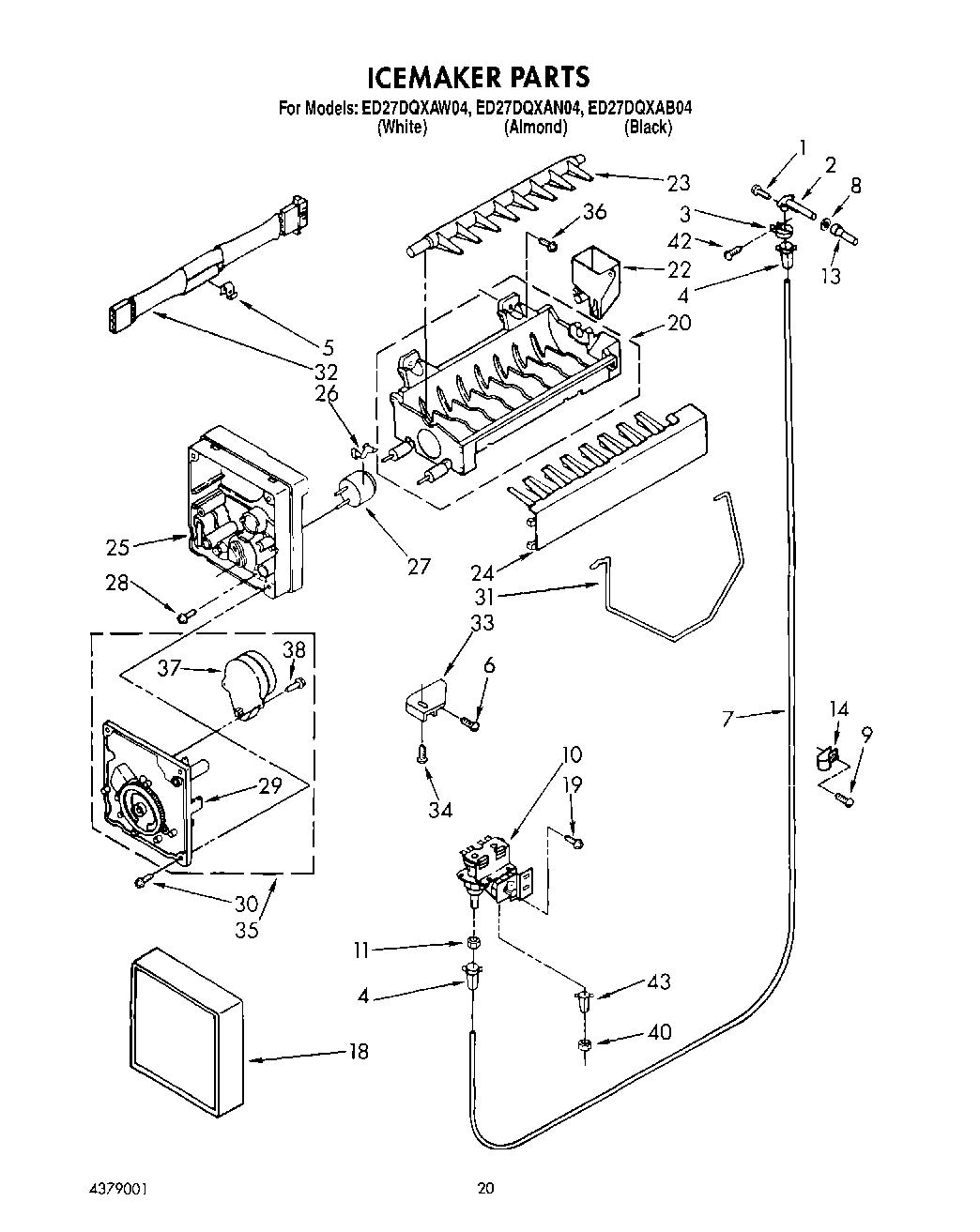 12 - ICEMAKER, LIT/OPTIONAL