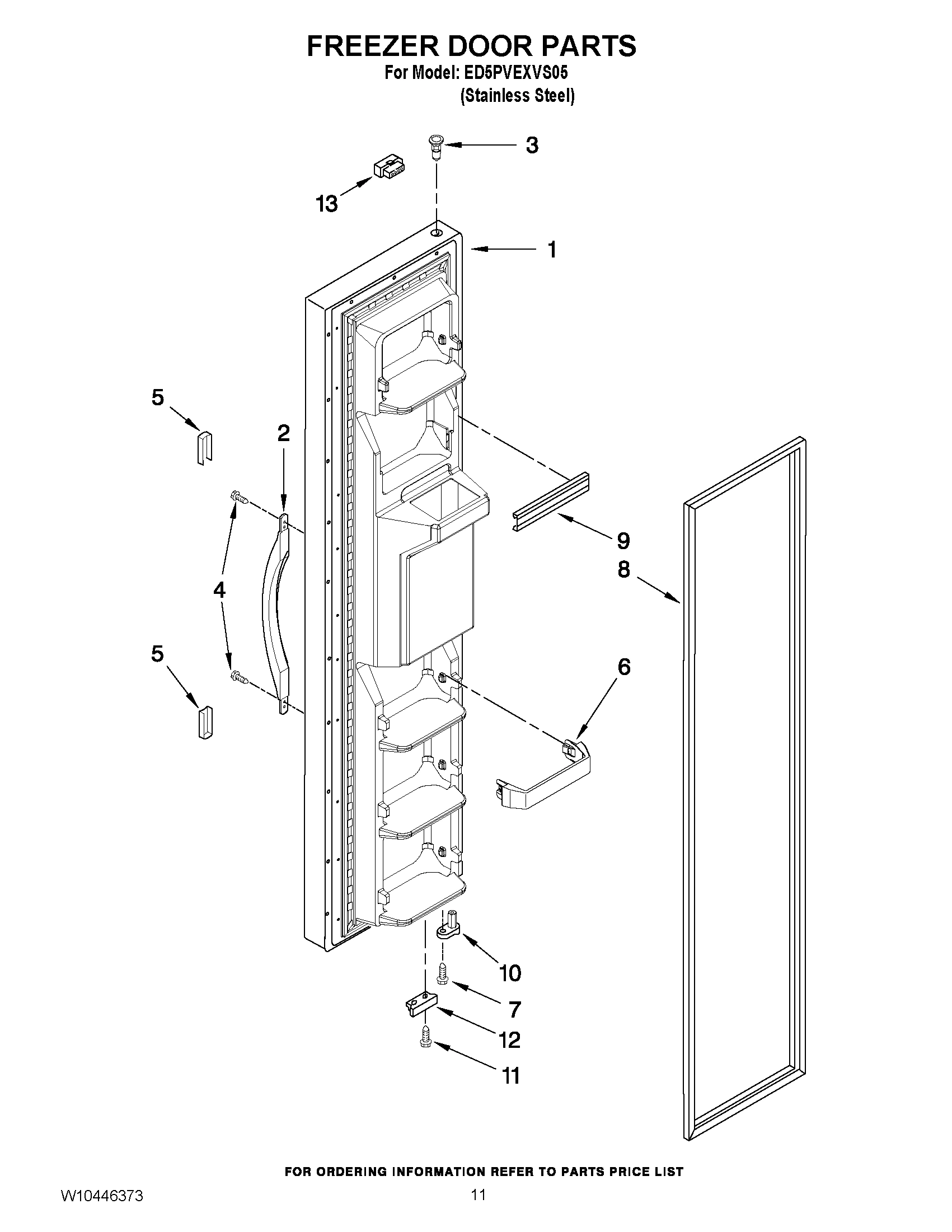 07 - FREEZER DOOR PARTS