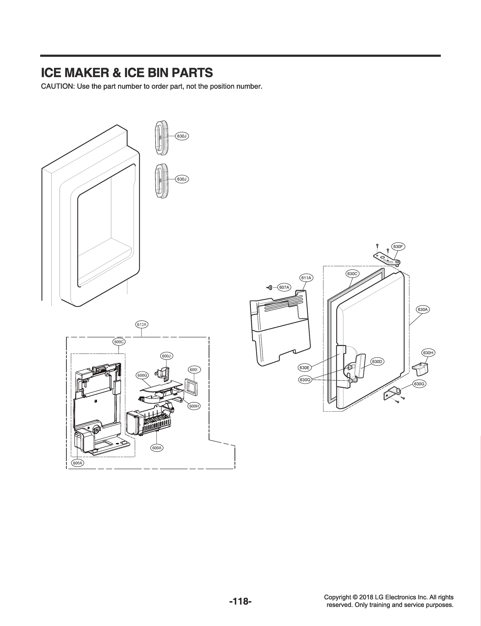ICEMAKER & ICE BIN PARTS