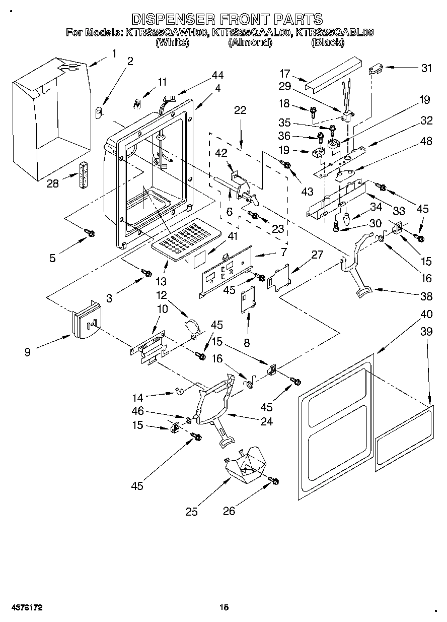 09 - DISPENSER FRONT