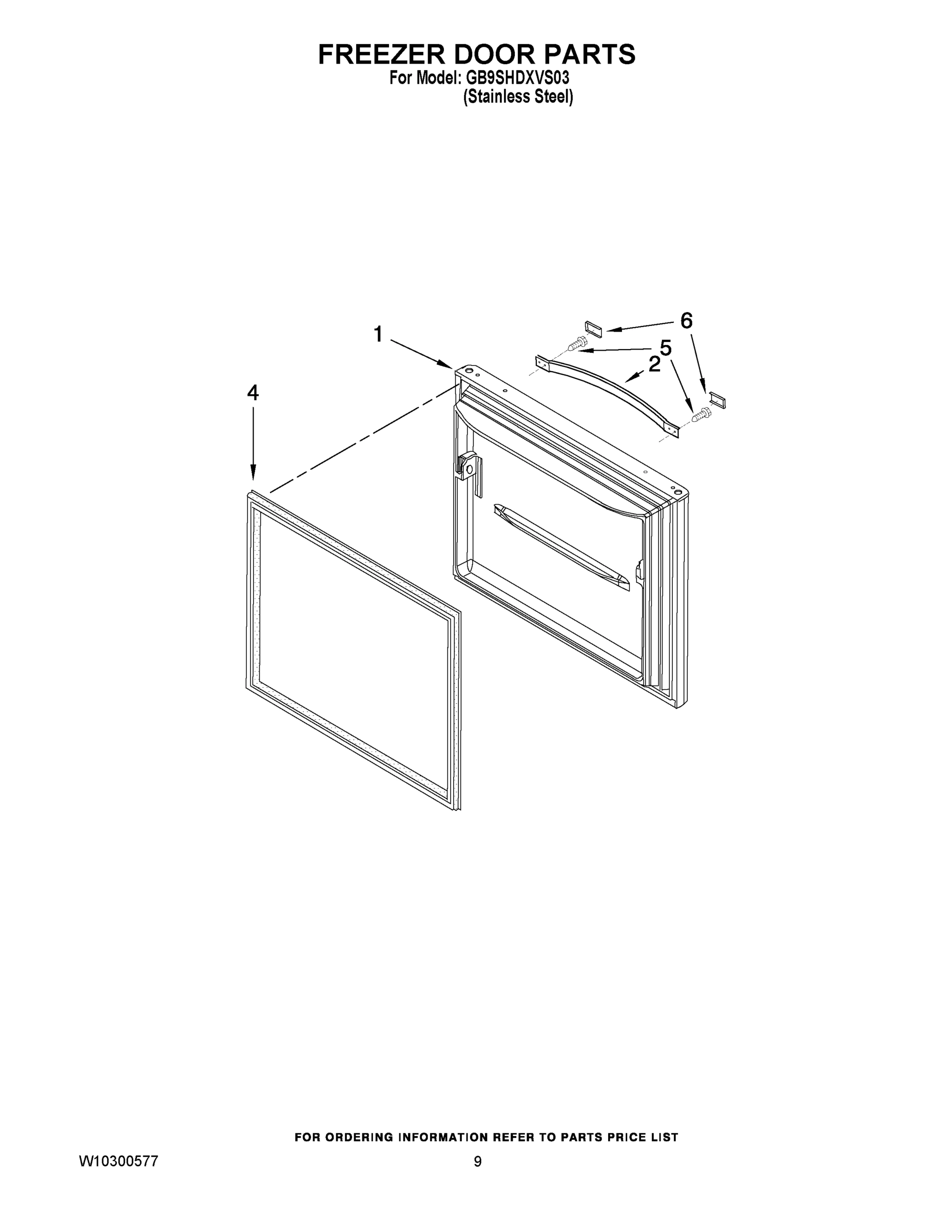 05 - FREEZER DOOR PARTS