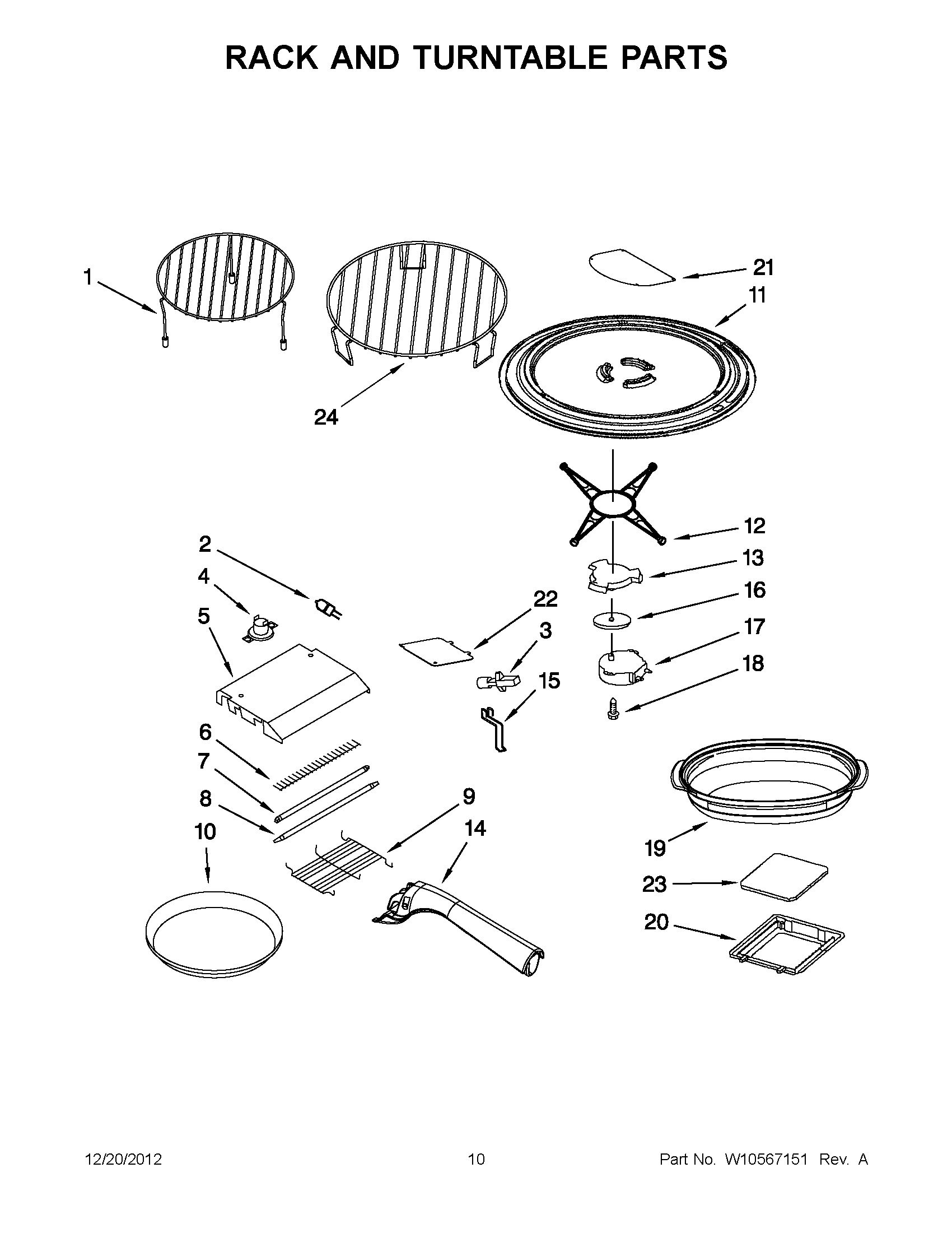 05 - RACK AND TURNTABLE PARTS