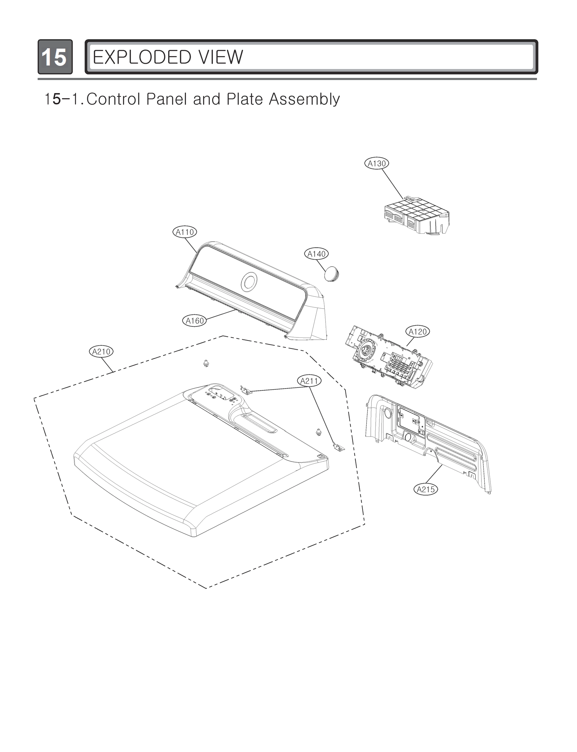 CONTROL PANEL AND PLATE ASSEMBLY