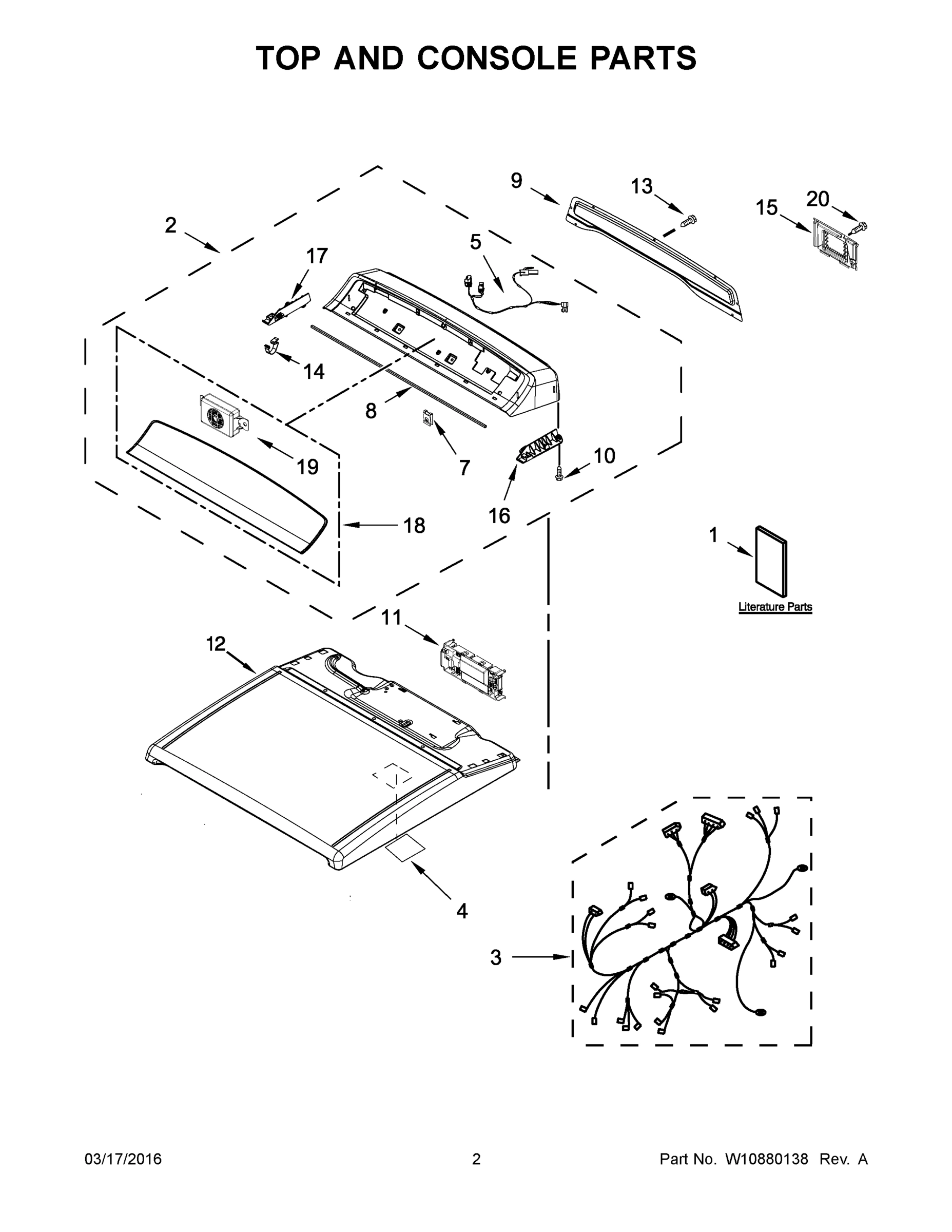 02 - TOP AND CONSOLE PARTS