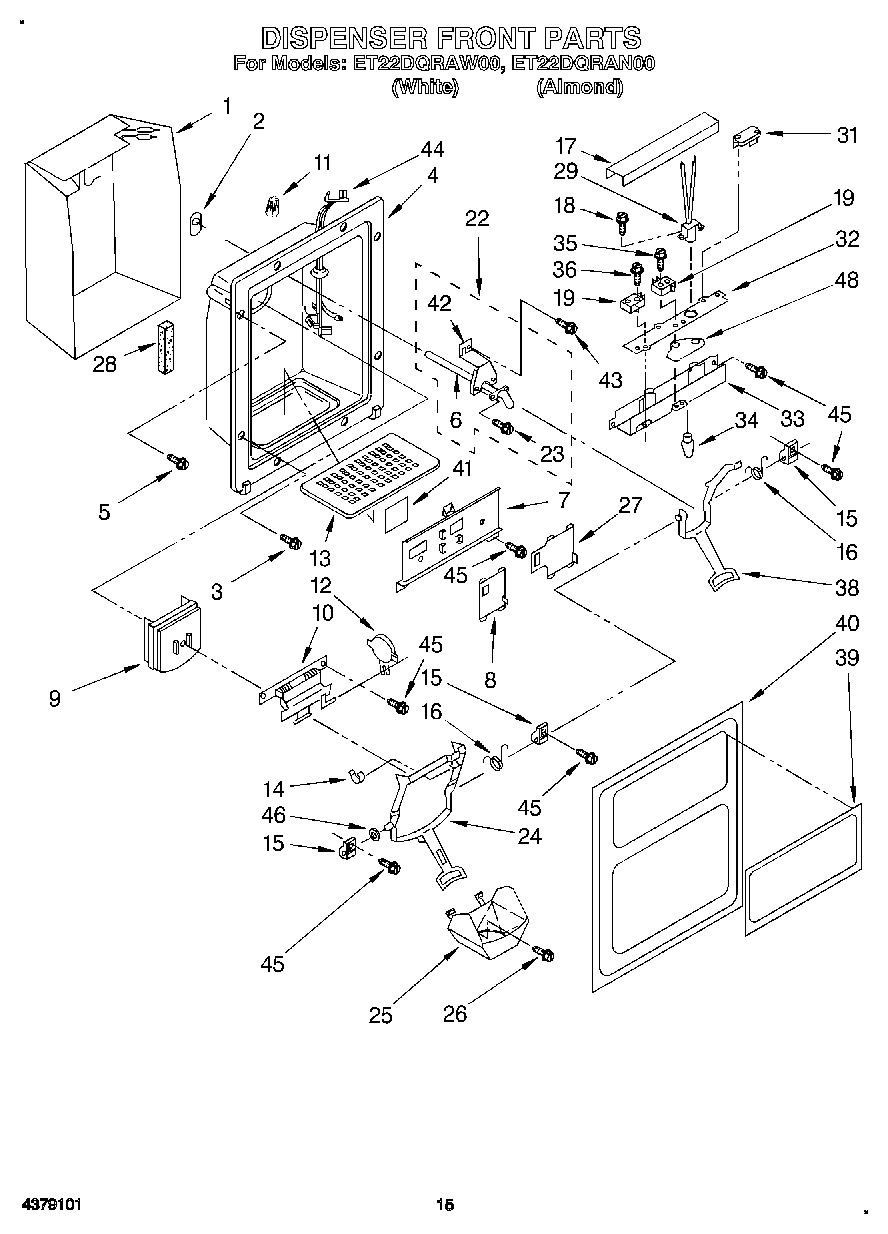 09 - DISPENSER FRONT