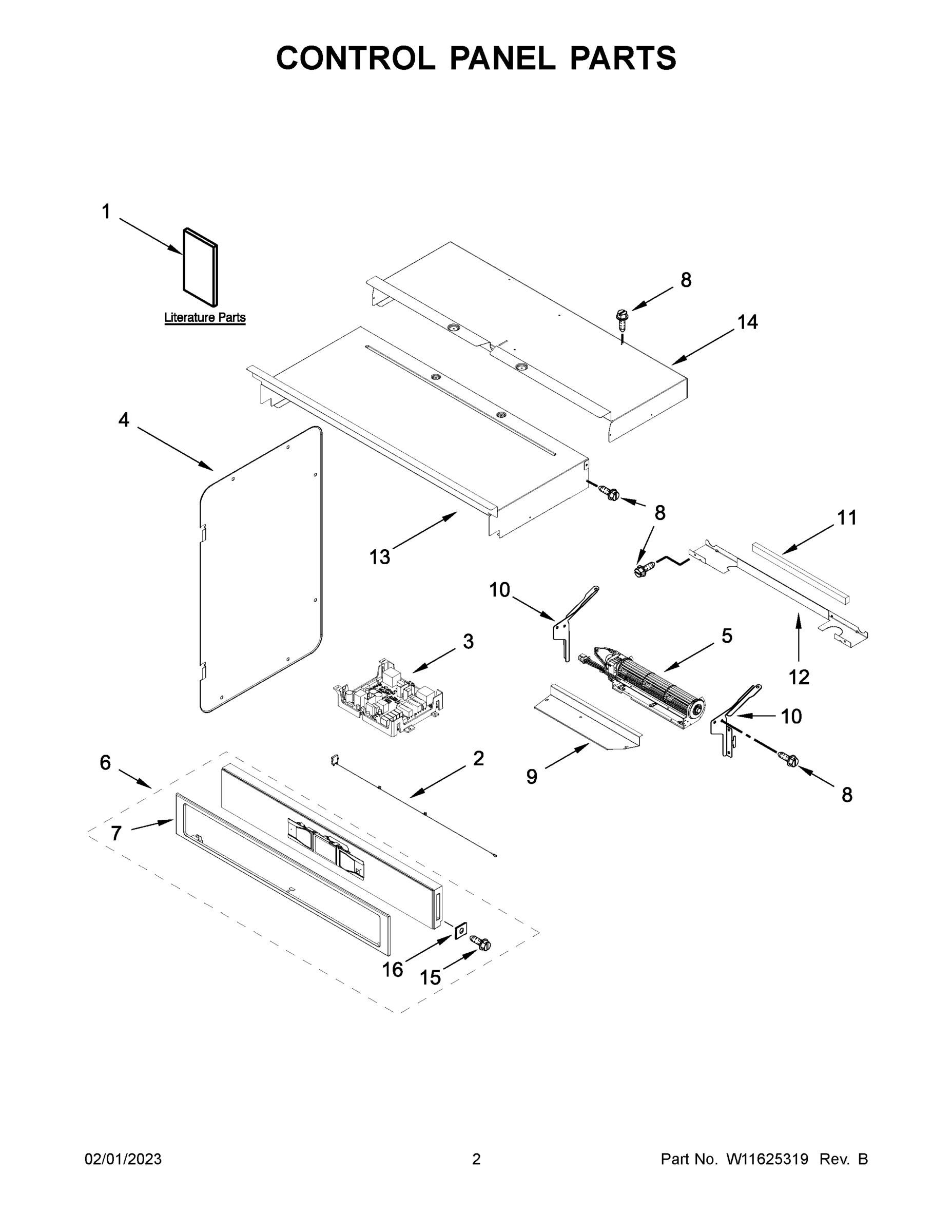 02 - CONTROL PANEL PARTS