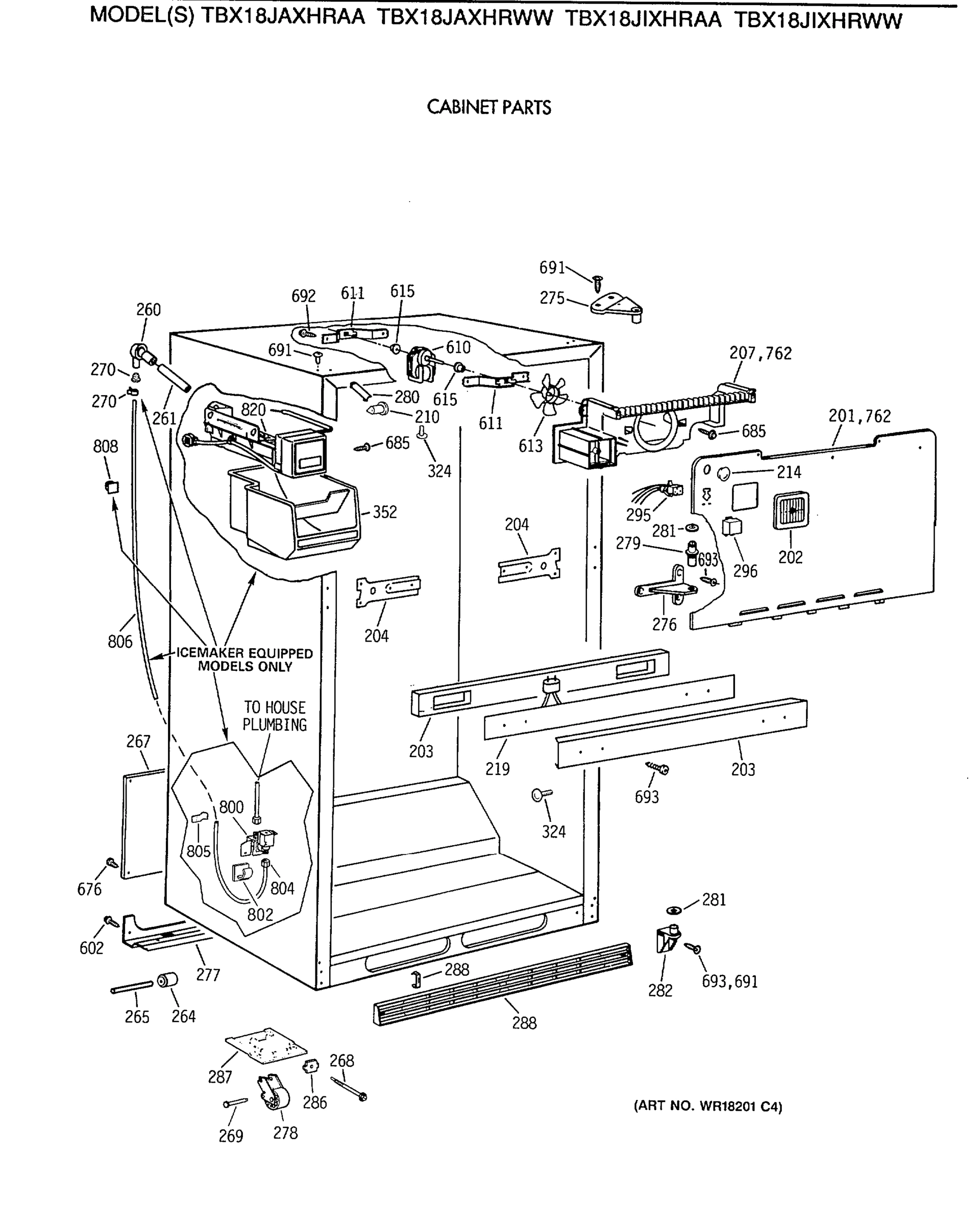 CABINET PARTS