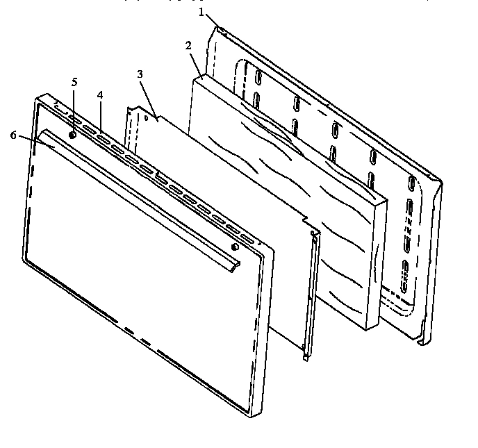07 - OVEN DOOR ASSY