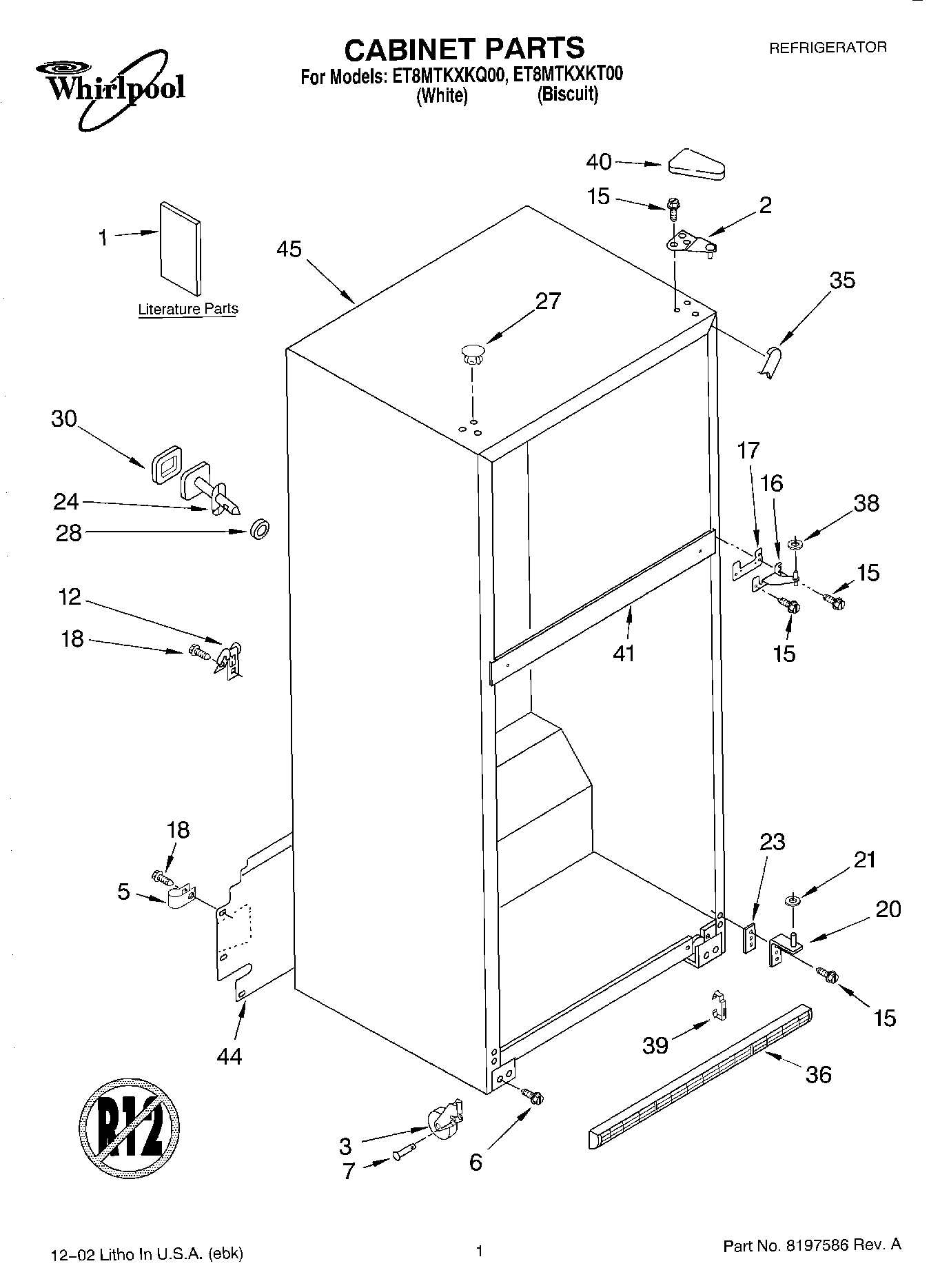 01 - CABINET PARTS
