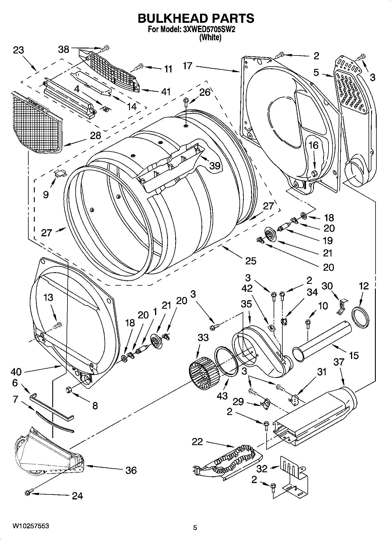 03 - BULKHEAD PARTS, OPTIONAL PARTS (NOT INCLUDED)