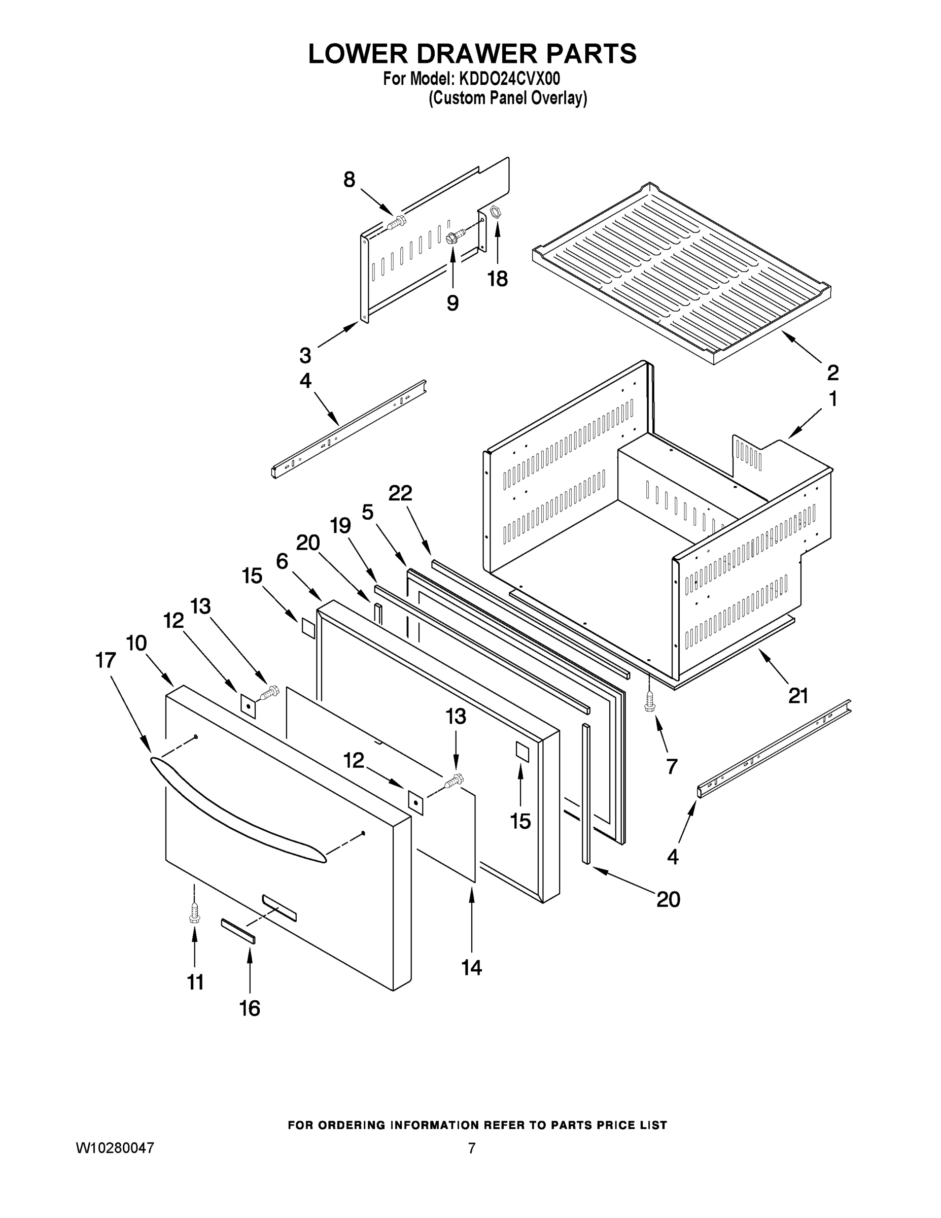 04 - LOWER DRAWER PARTS
