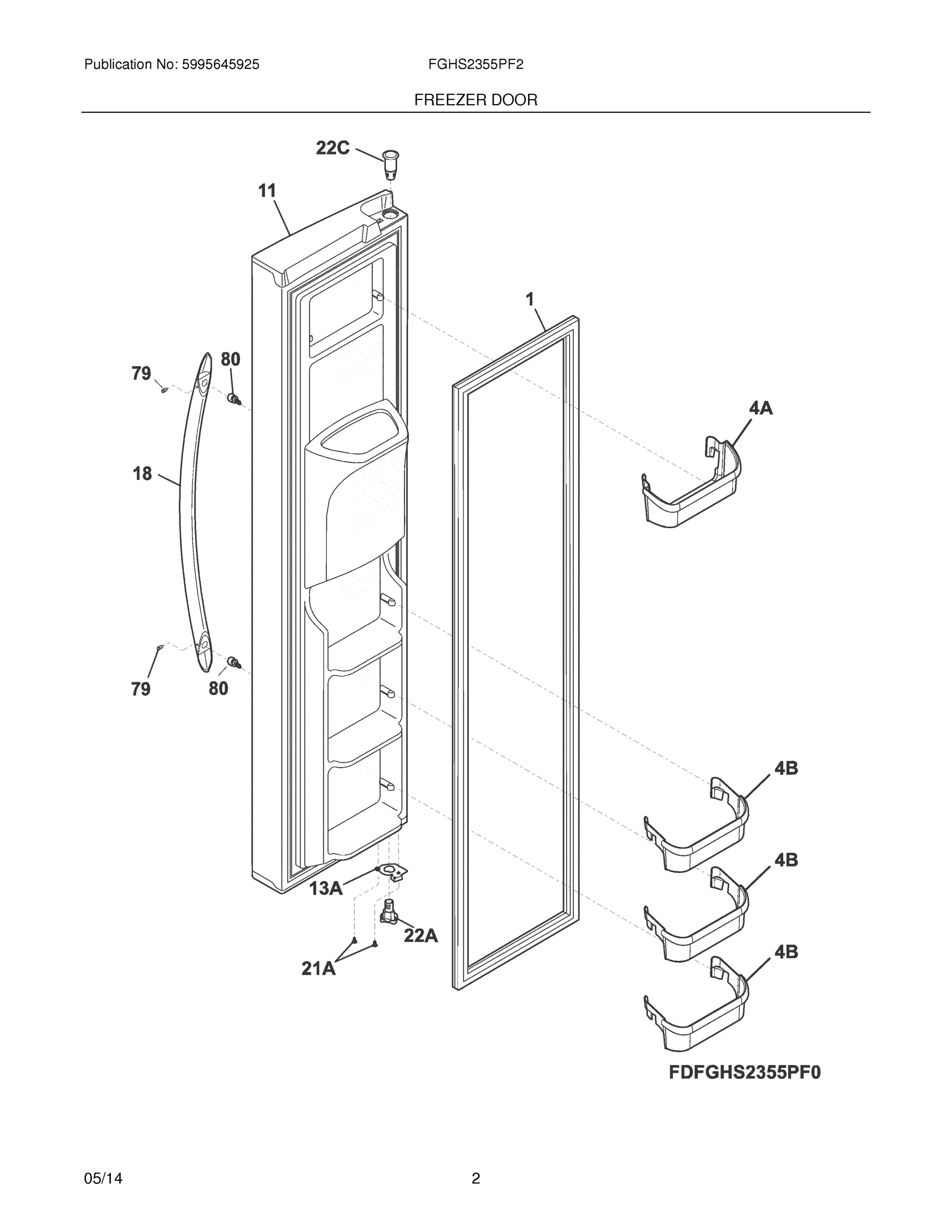 03 - FREEZER DOOR