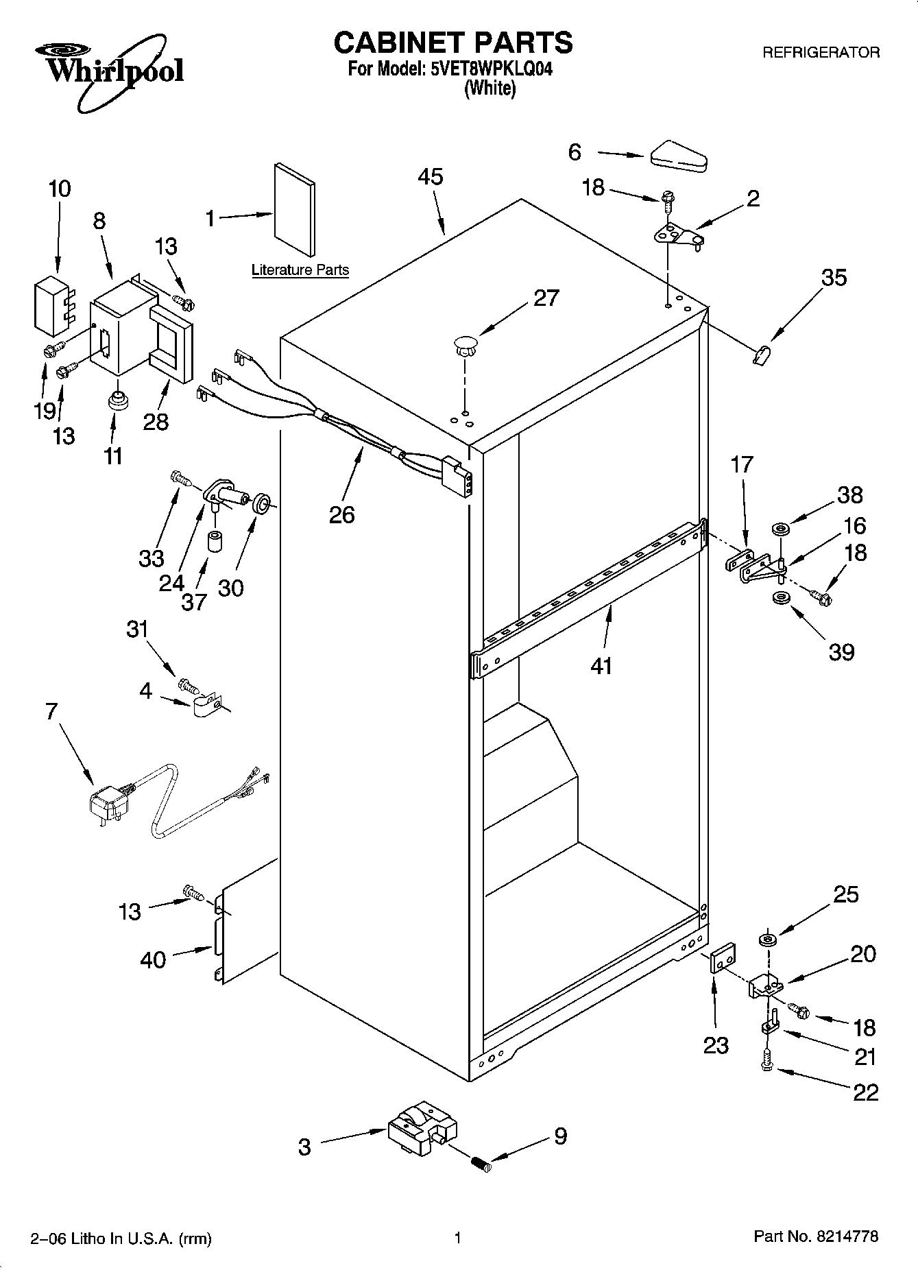 01 - CABINET PARTS