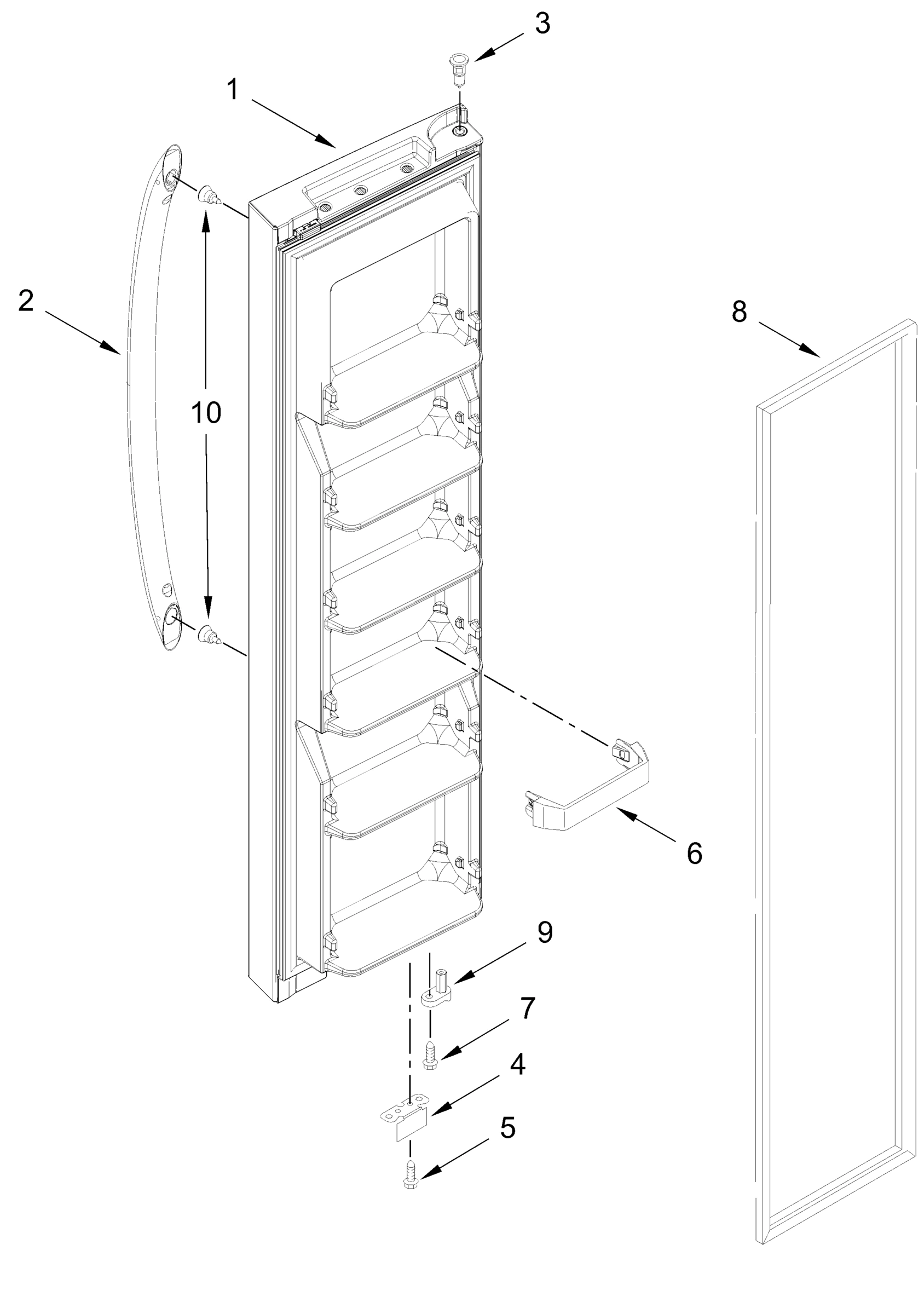 FREEZER DOOR PARTS