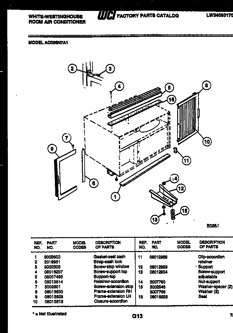 06 - CABINET AND INSTALLATION PARTS