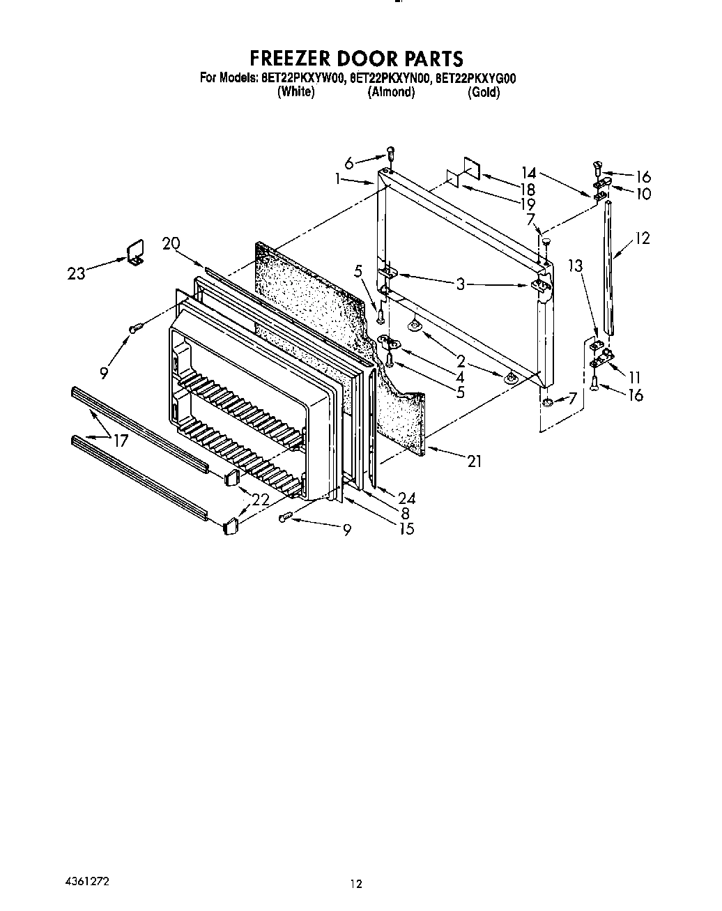 08 - FREEZER DOOR